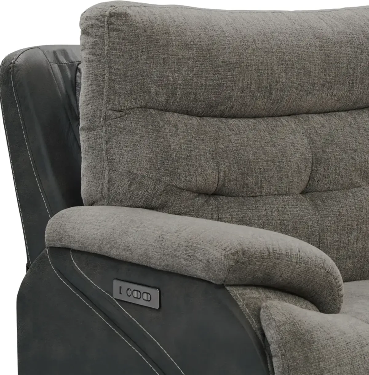 Beckett Dual-Power Recliner - Gray