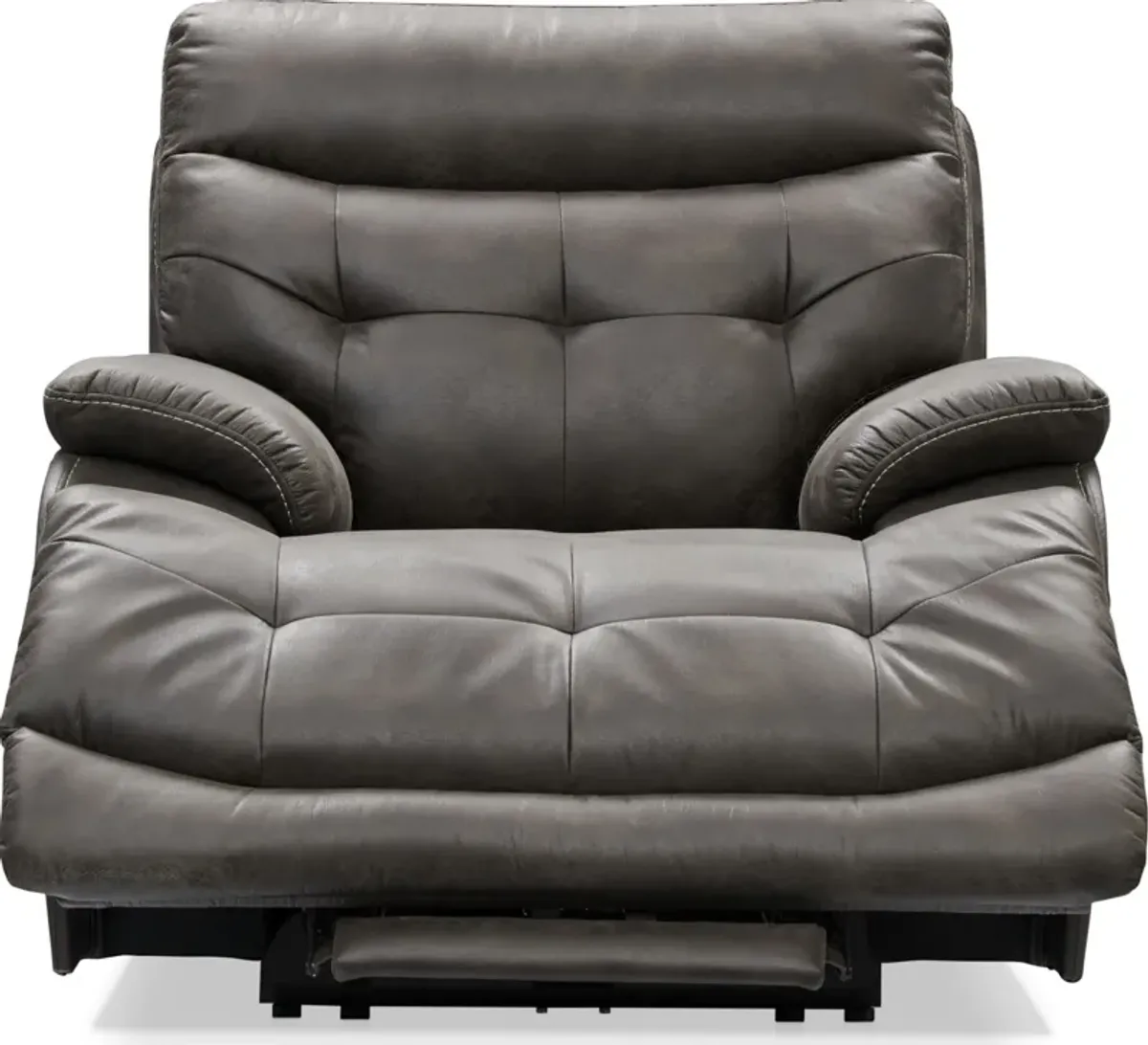 Beckett Dual-Power Recliner - Charcoal