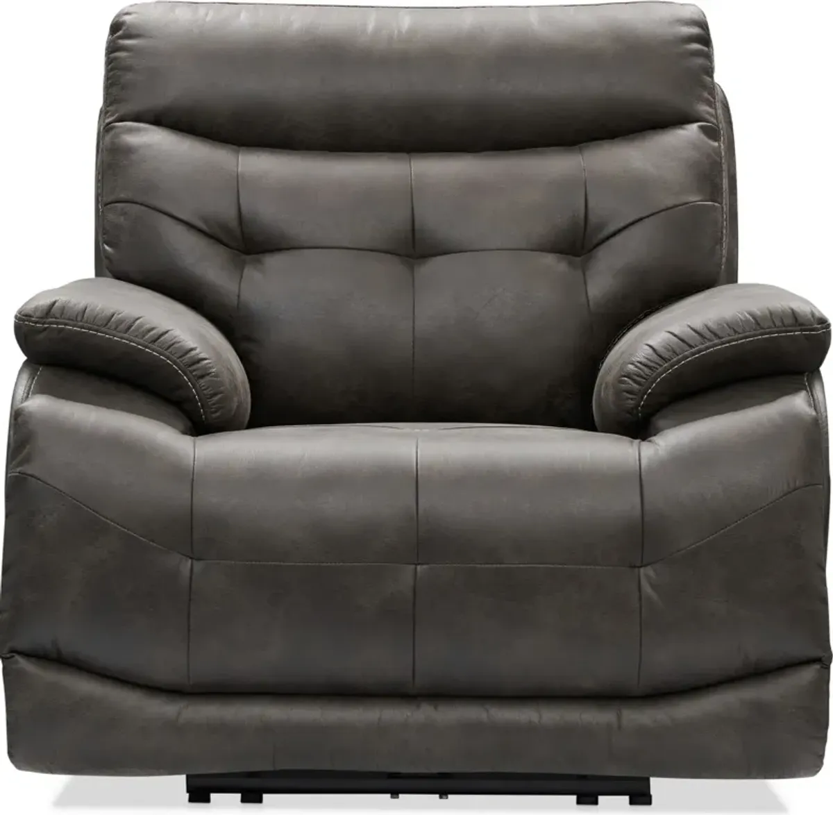 Beckett Dual-Power Recliner - Charcoal