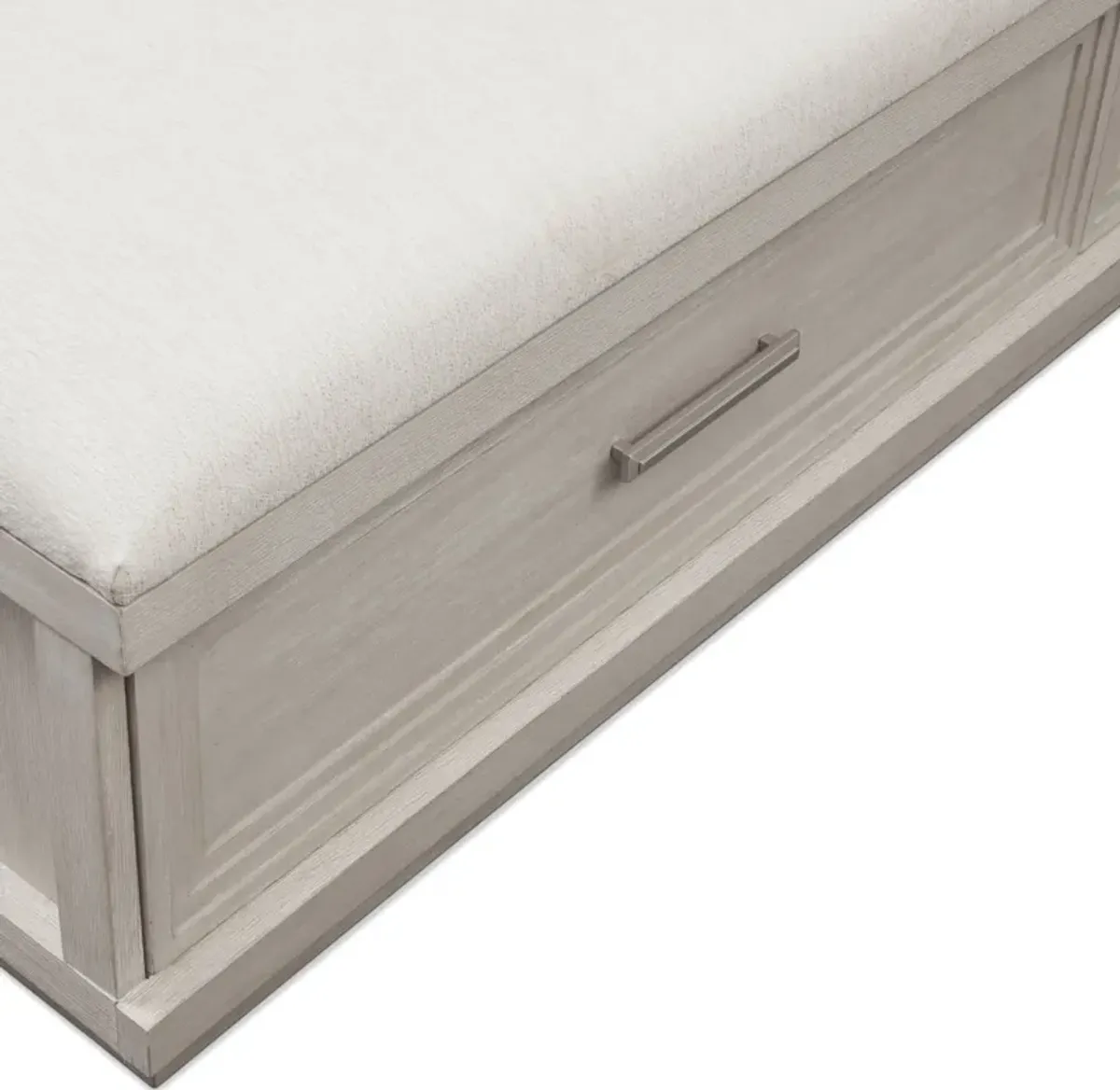 Arielle Queen Storage Bed - Parchment