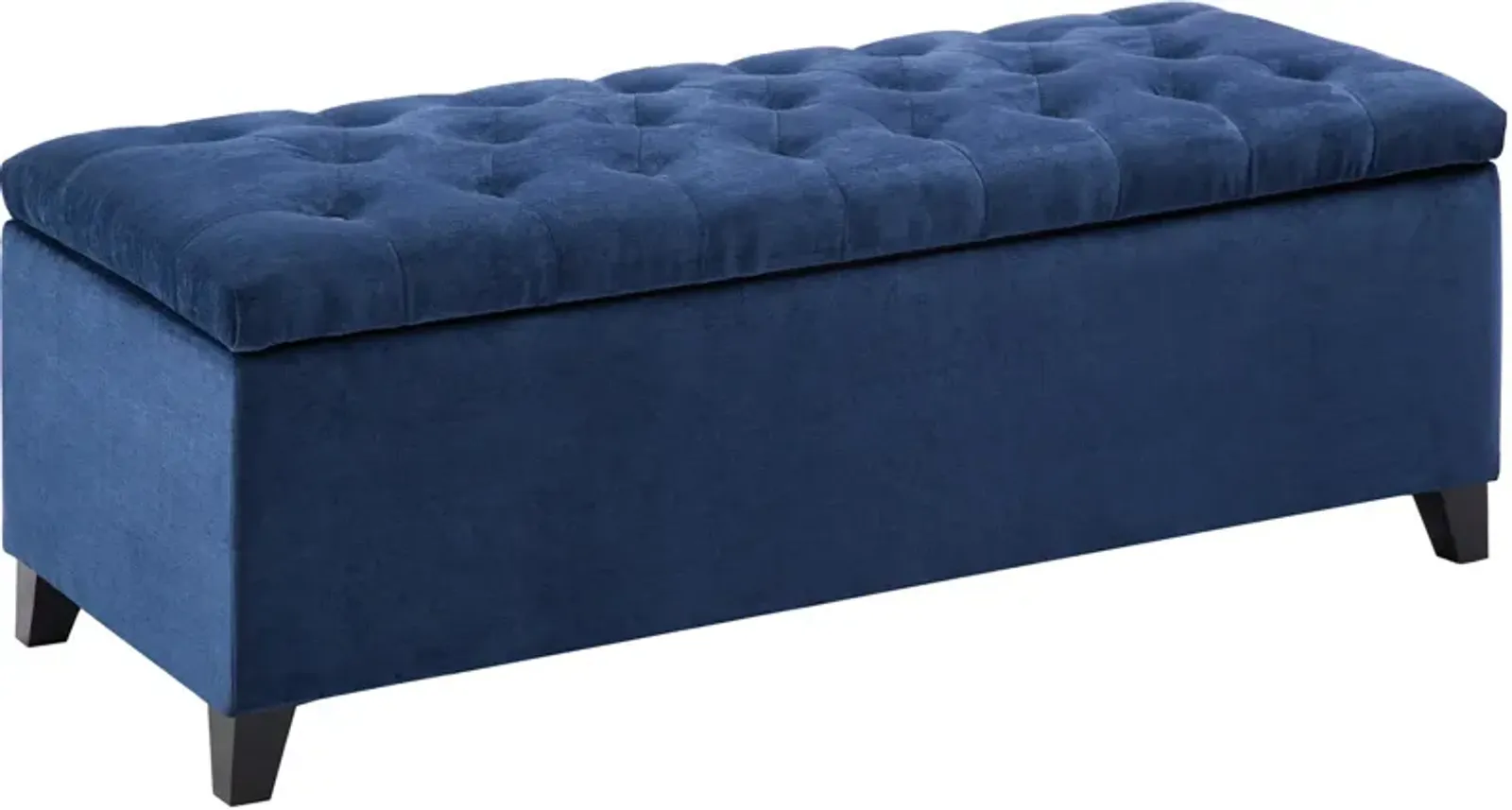 Wilmer Storage Bench - Navy