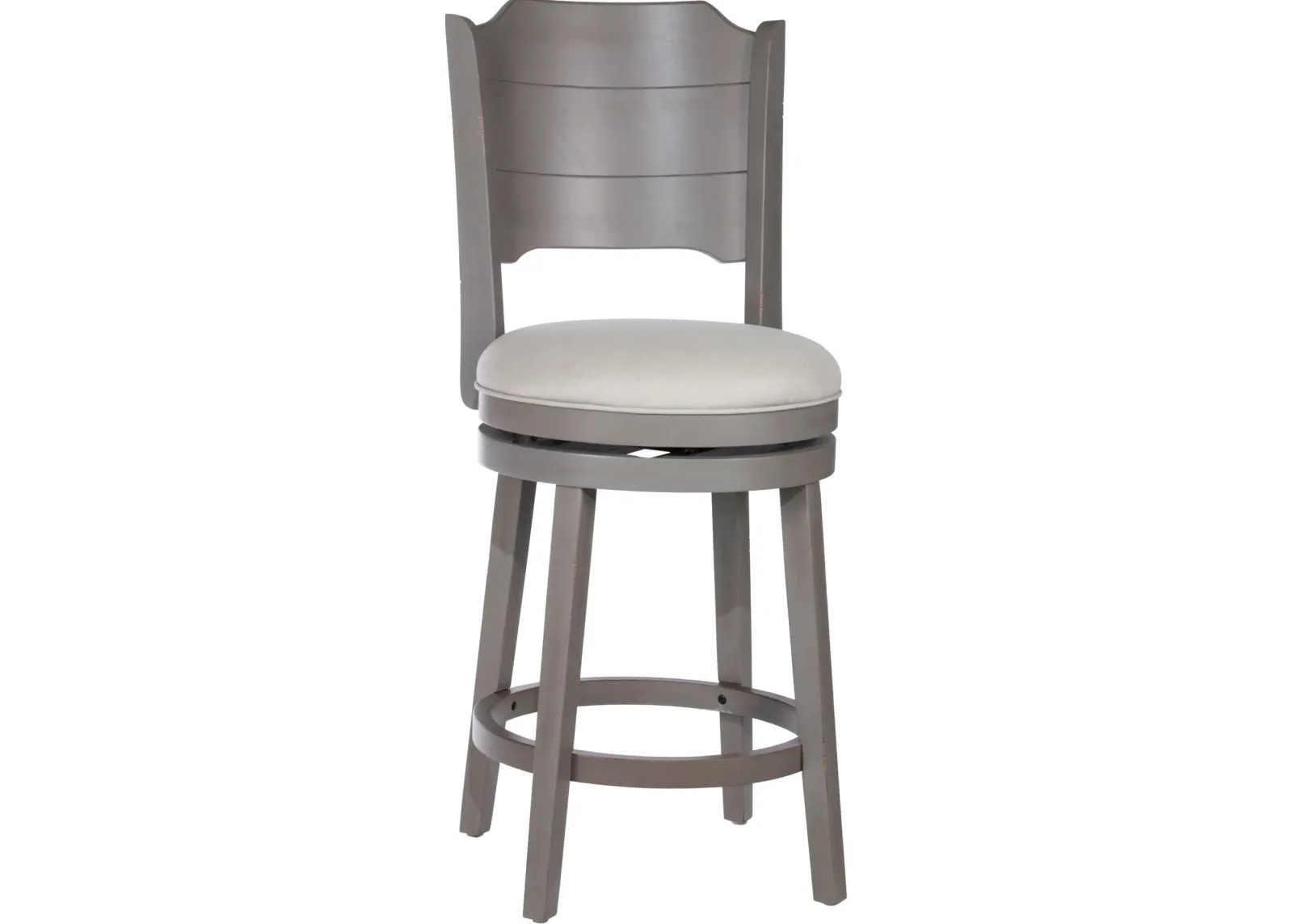 Florence Swivel Counter-Height Stool - Gray