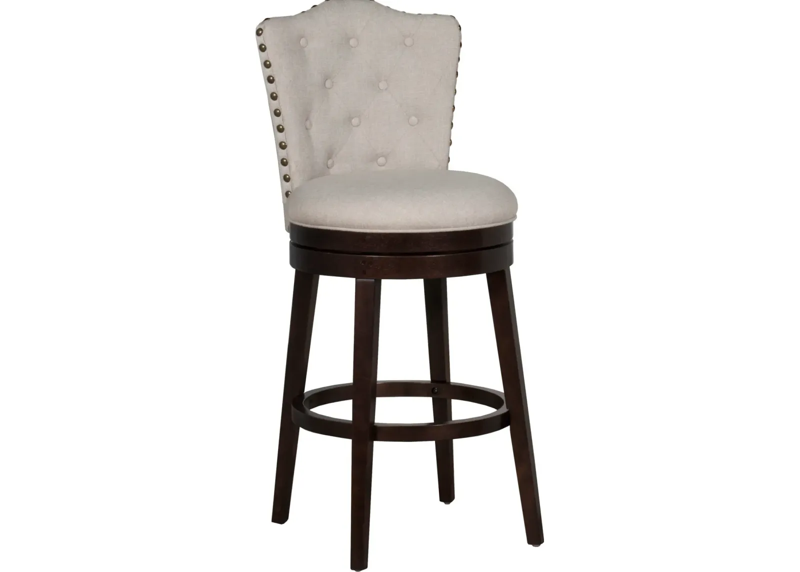 Naples Swivel Bar Stool - Beige