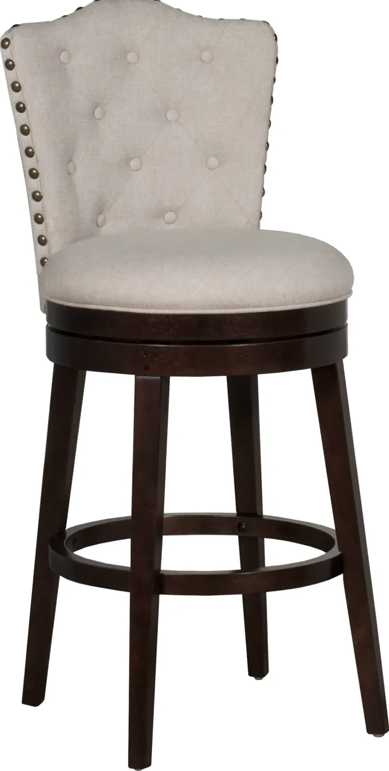 Naples Swivel Bar Stool - Beige