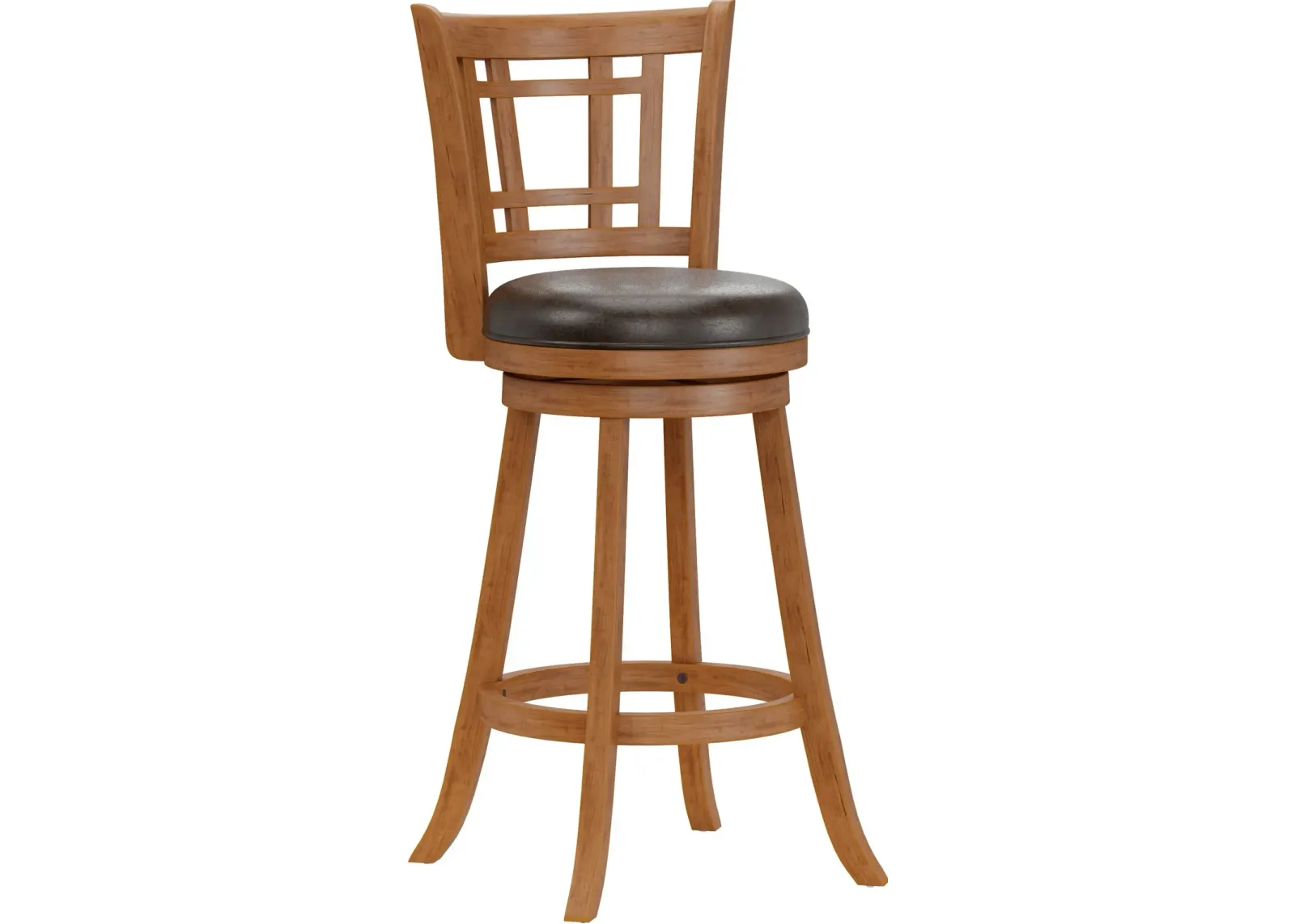 Genoa Swivel Bar Stool - Brown