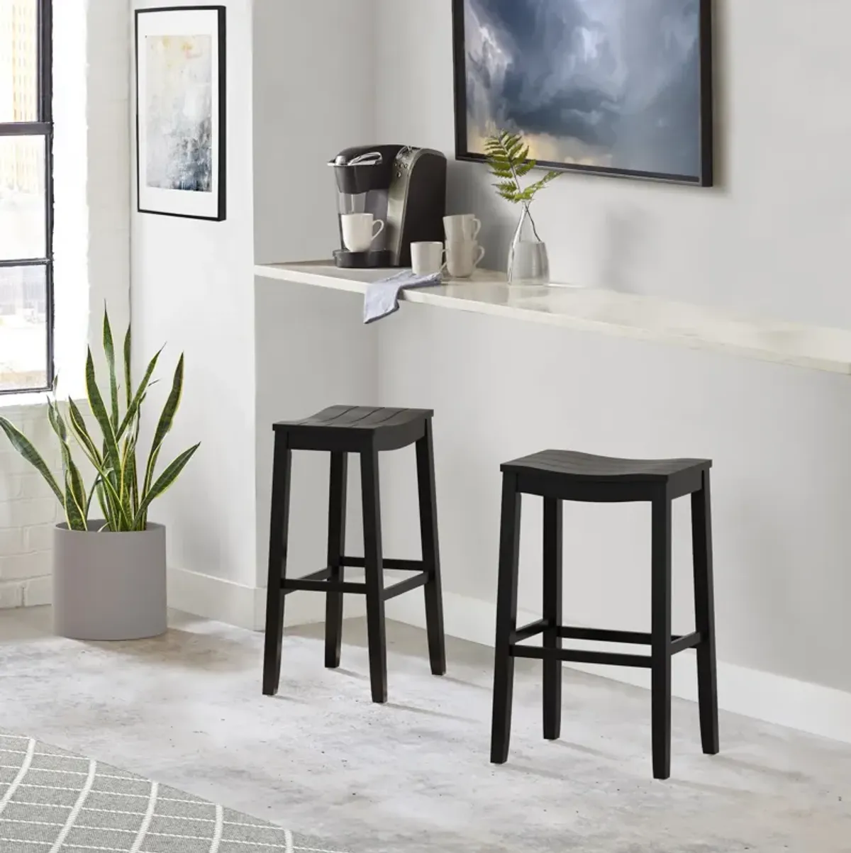 Verona Bar Stool - Black