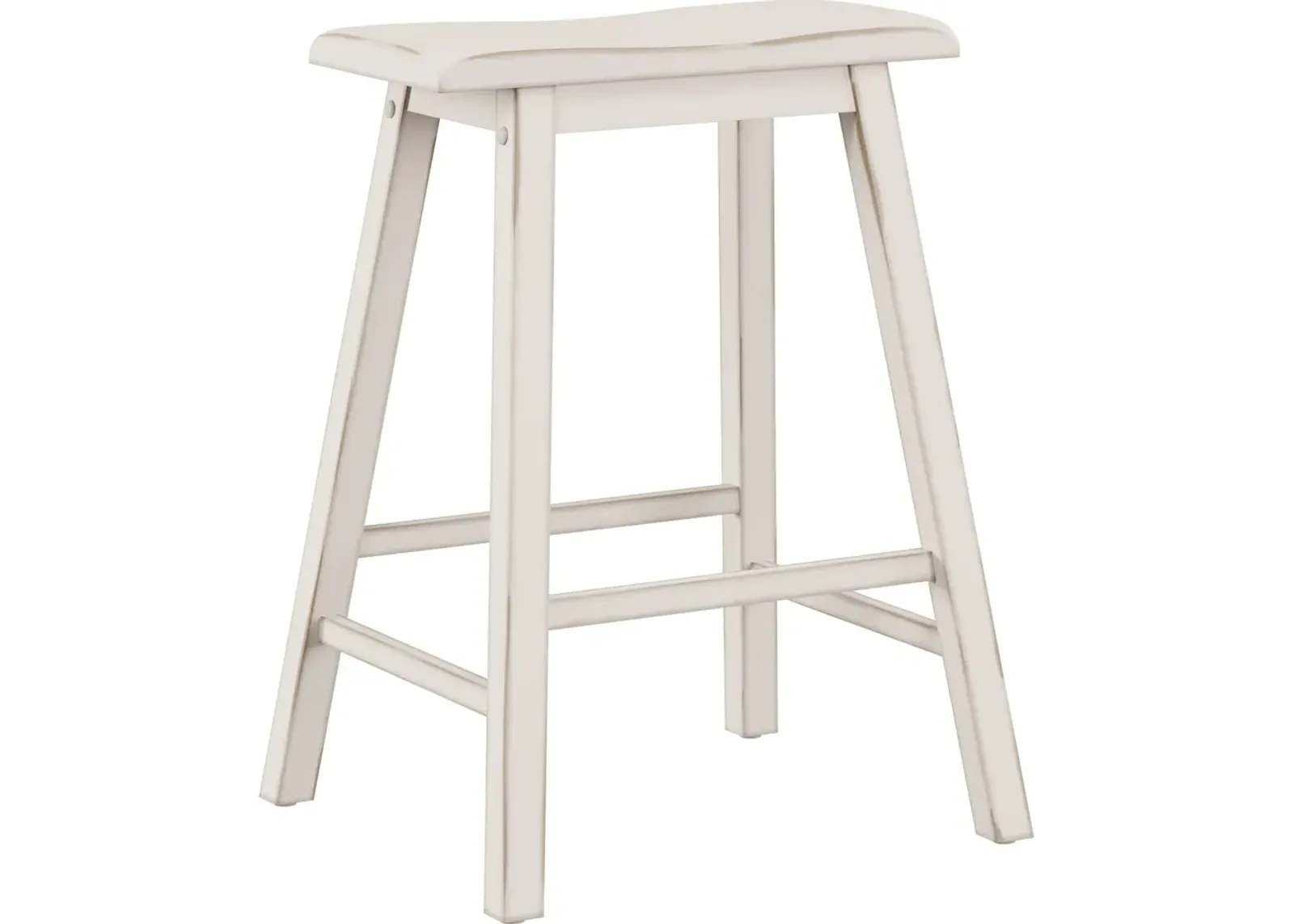 Elton Counter-Height Stool - White