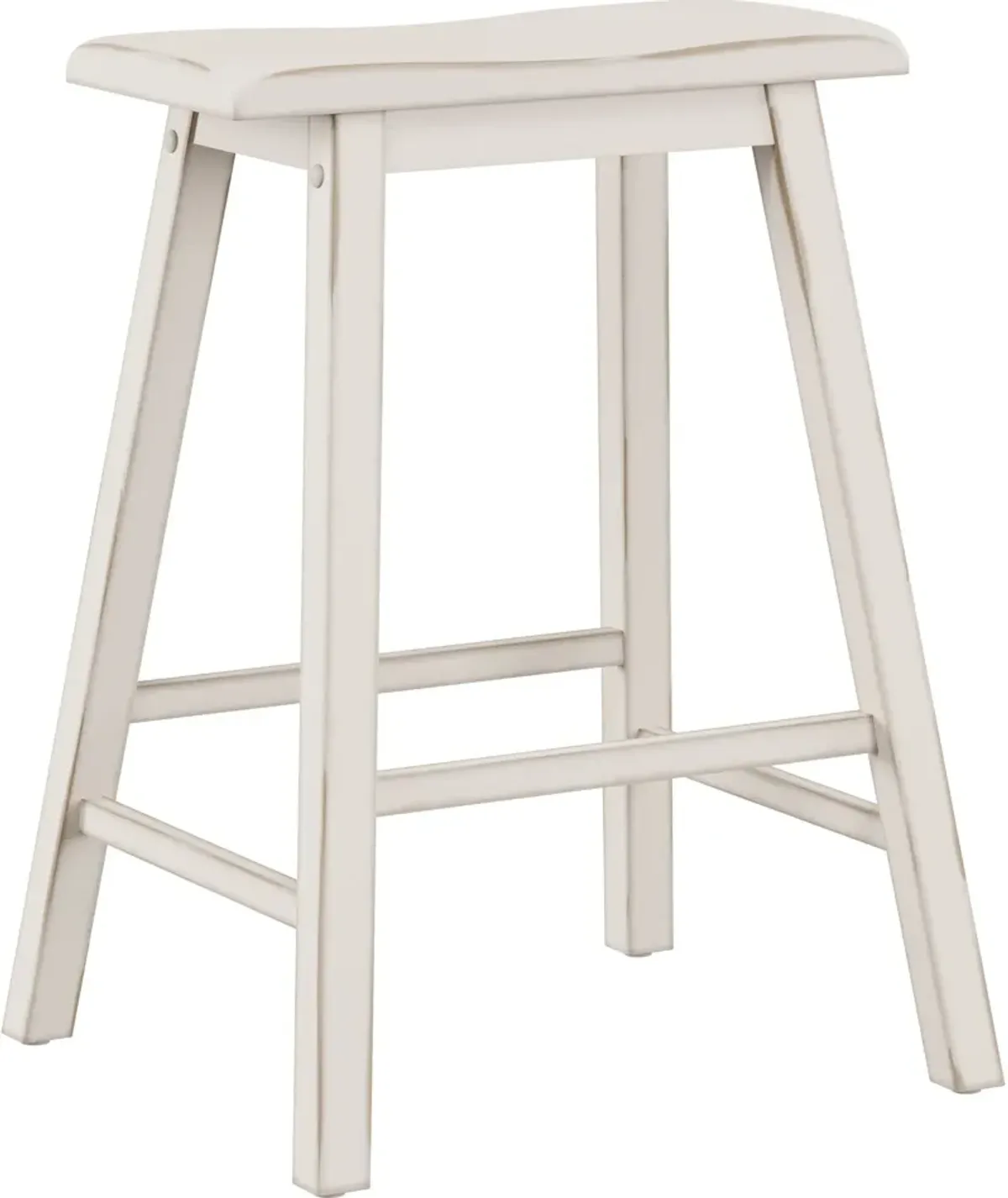 Elton Counter-Height Stool - White