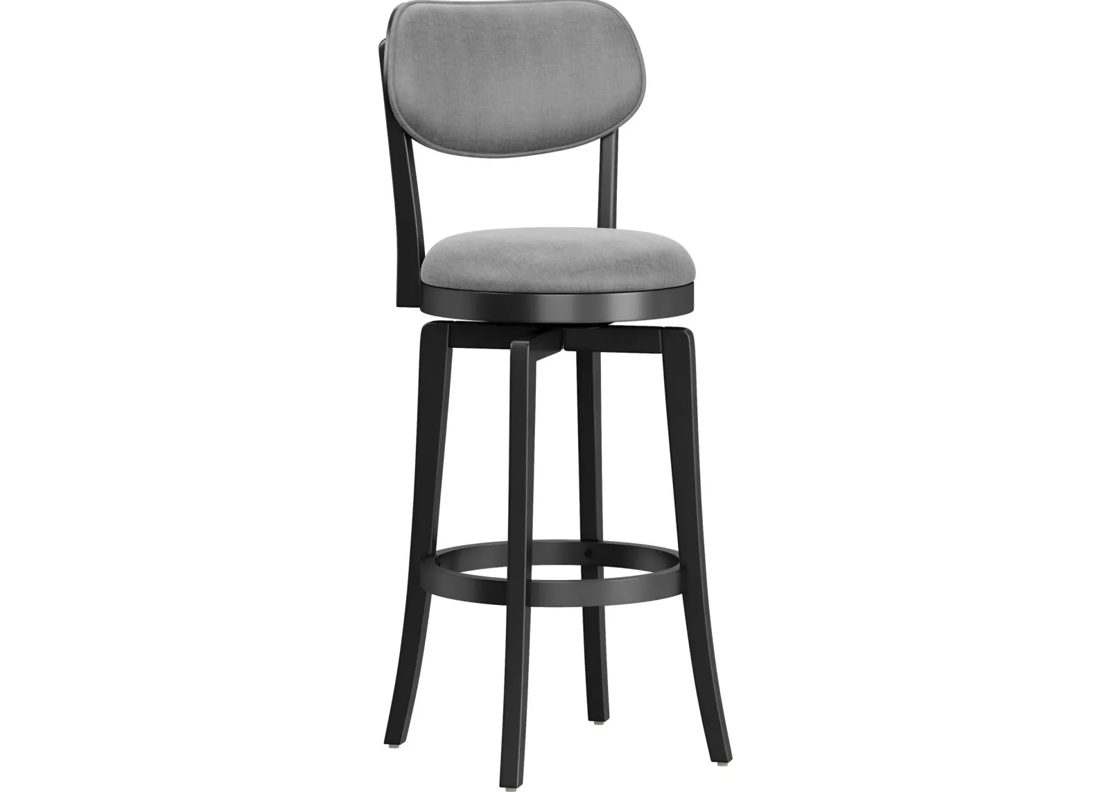 Bari Swivel Bar Stool - Black