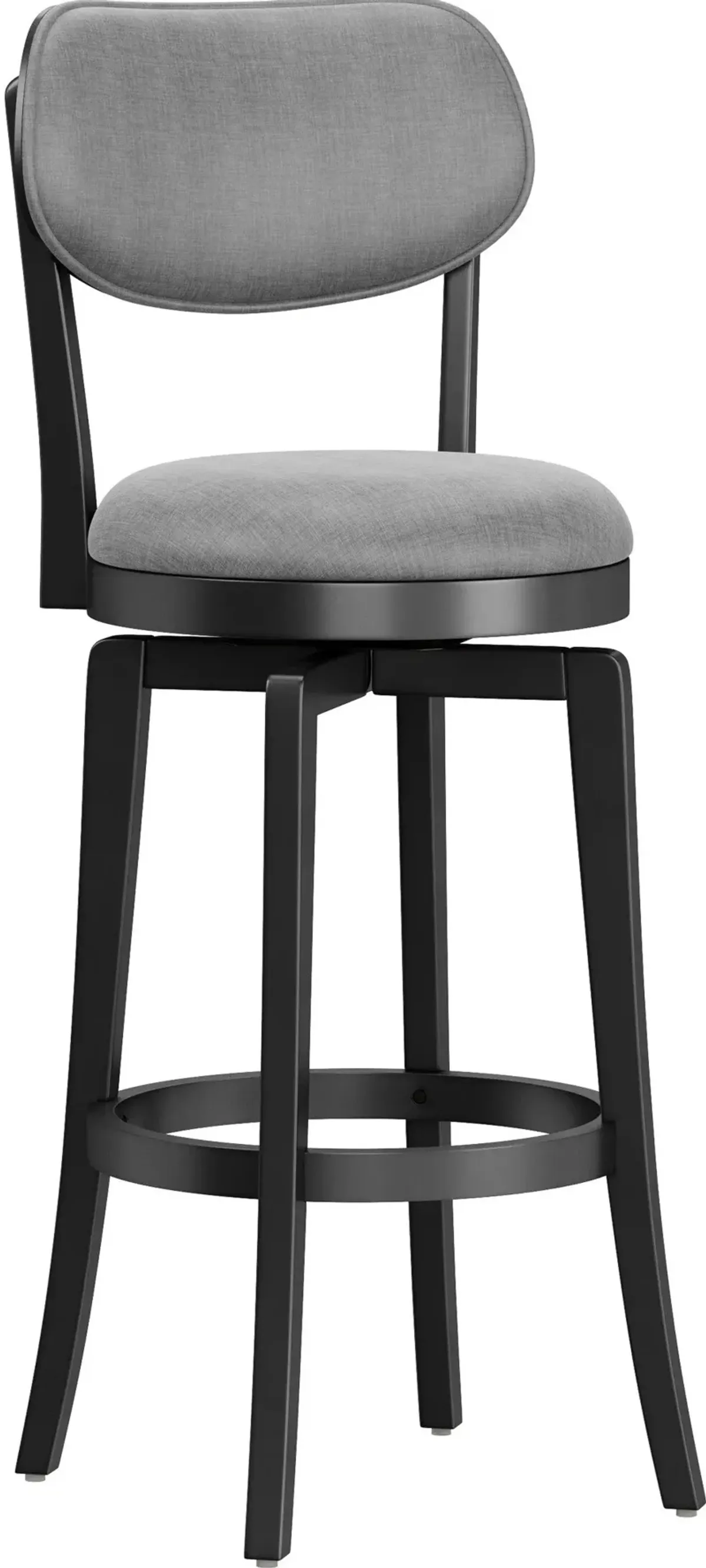 Bari Swivel Bar Stool - Black