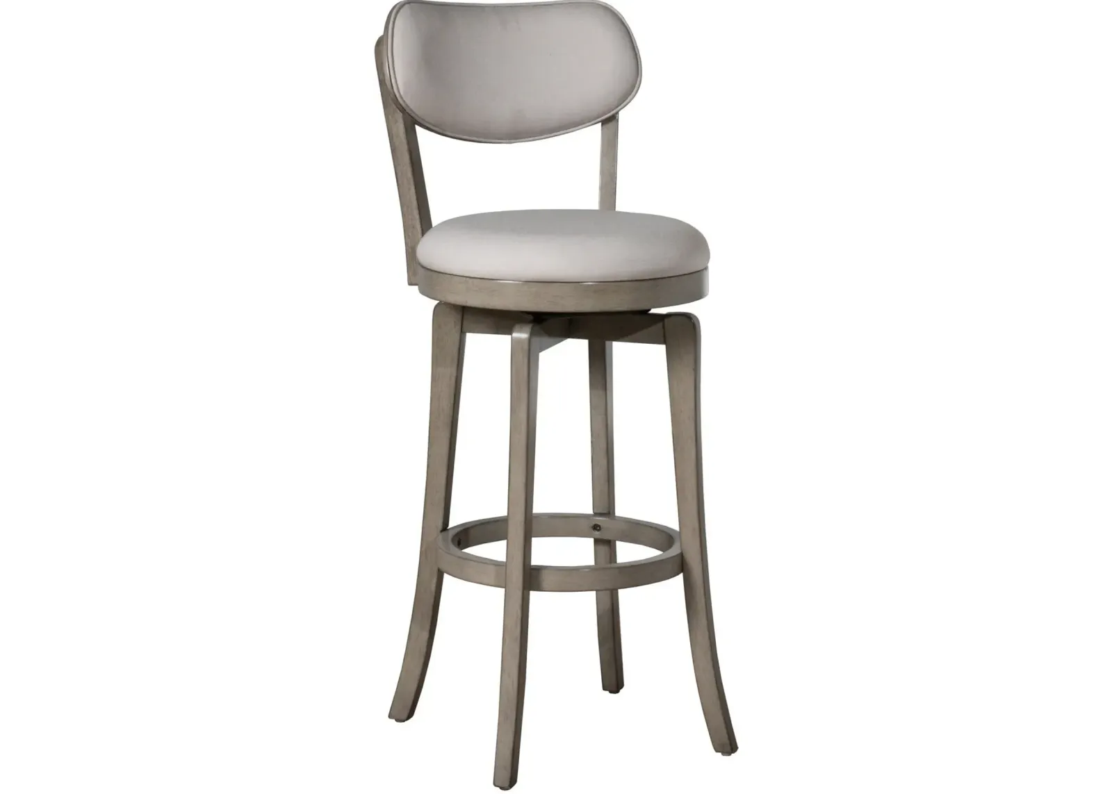 Bari Swivel Counter-Height Stool - Gray