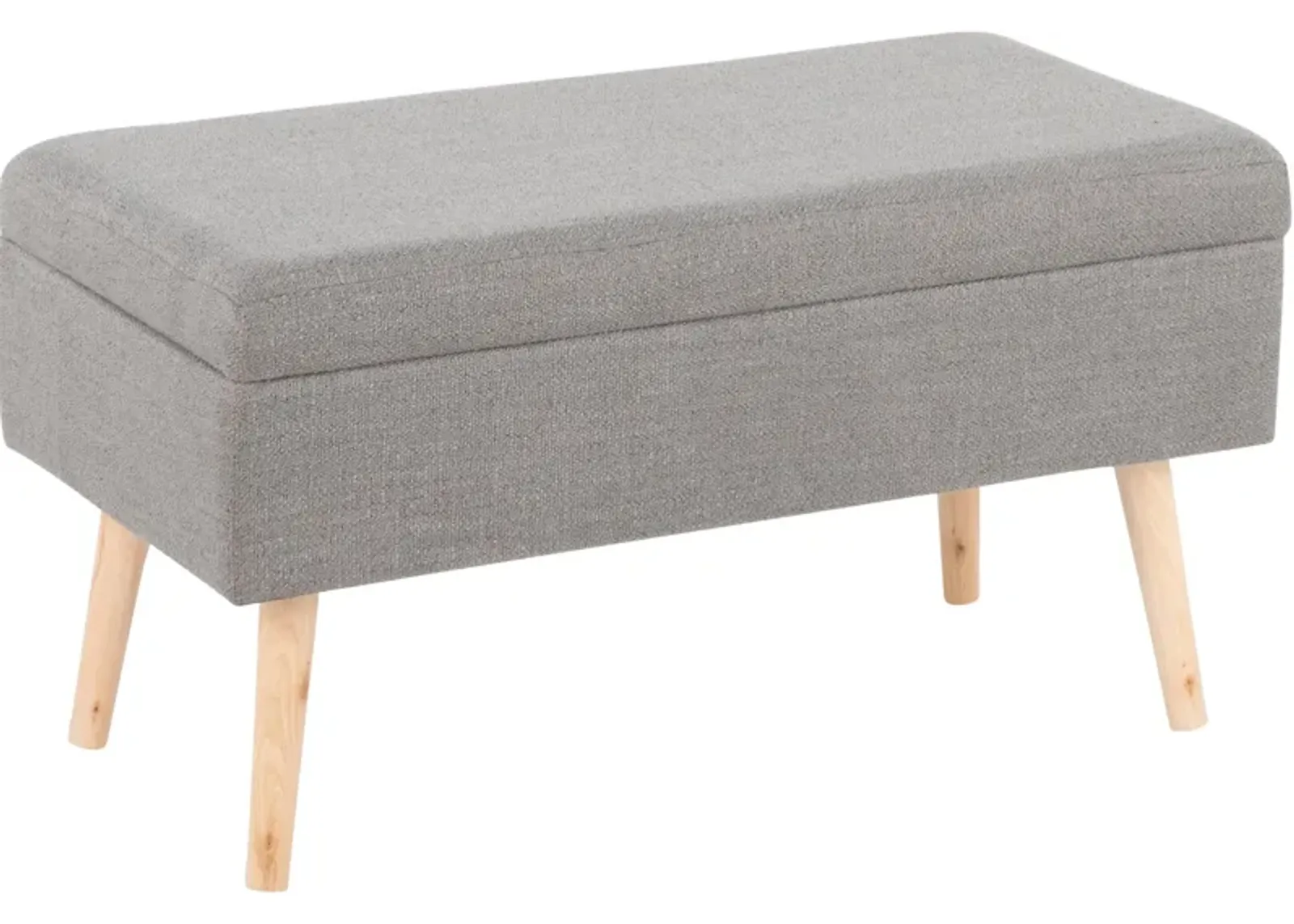 Lyon Storage Bench - Natural/Gray