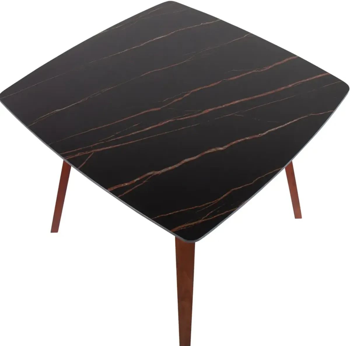 Nellie Dining Table - Walnut/Black