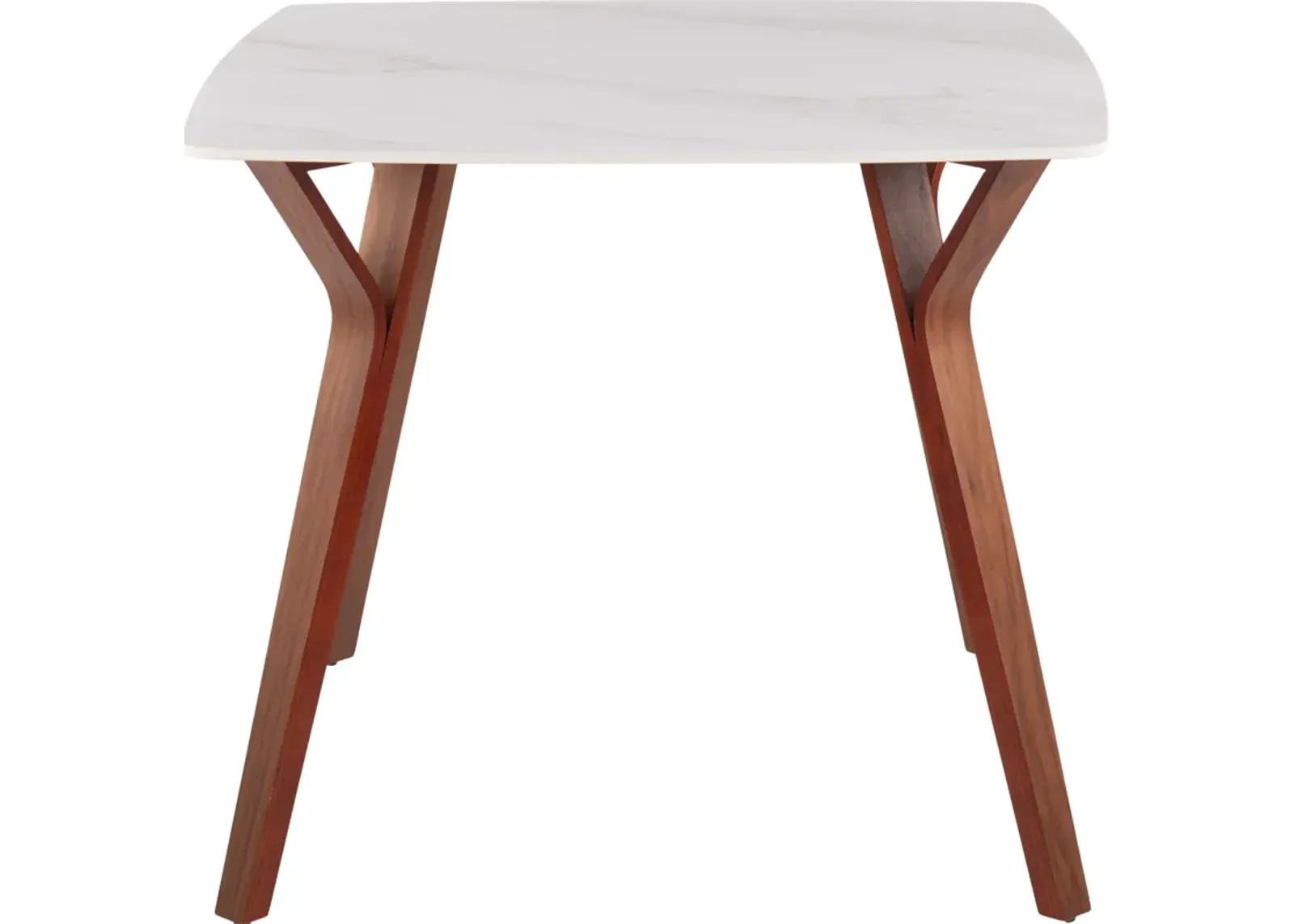 Nellie Dining Table - Walnut/White