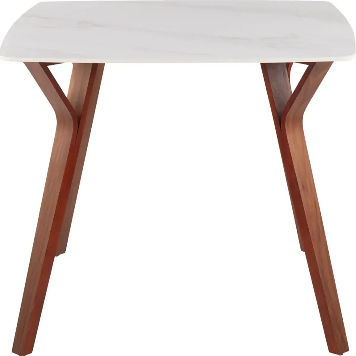 Nellie Dining Table - Walnut/White