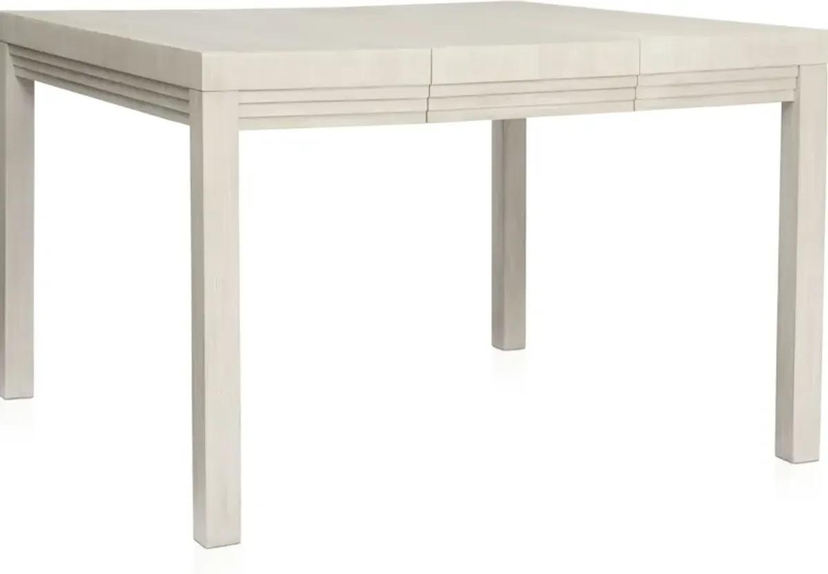 Arielle Counter-Height Extendable Dining Table - Parchment