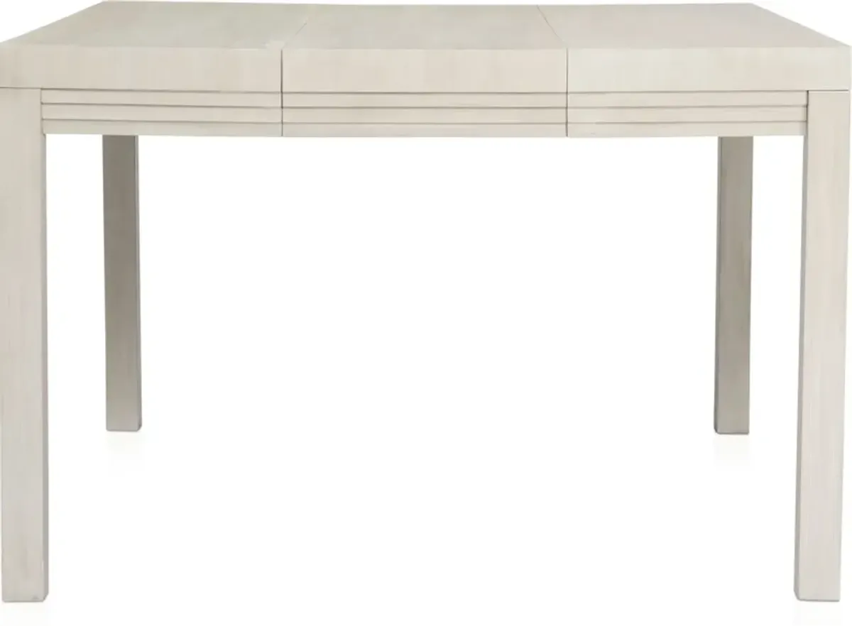 Arielle Counter-Height Extendable Dining Table - Parchment