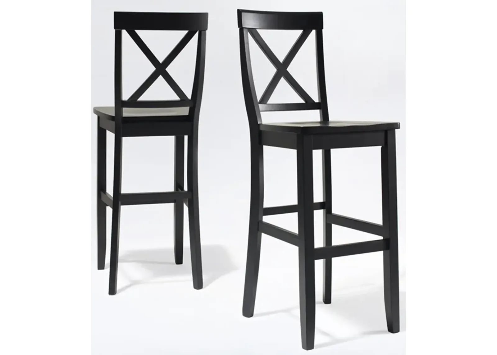 Kempton Set of 2 Bar Stools - Black