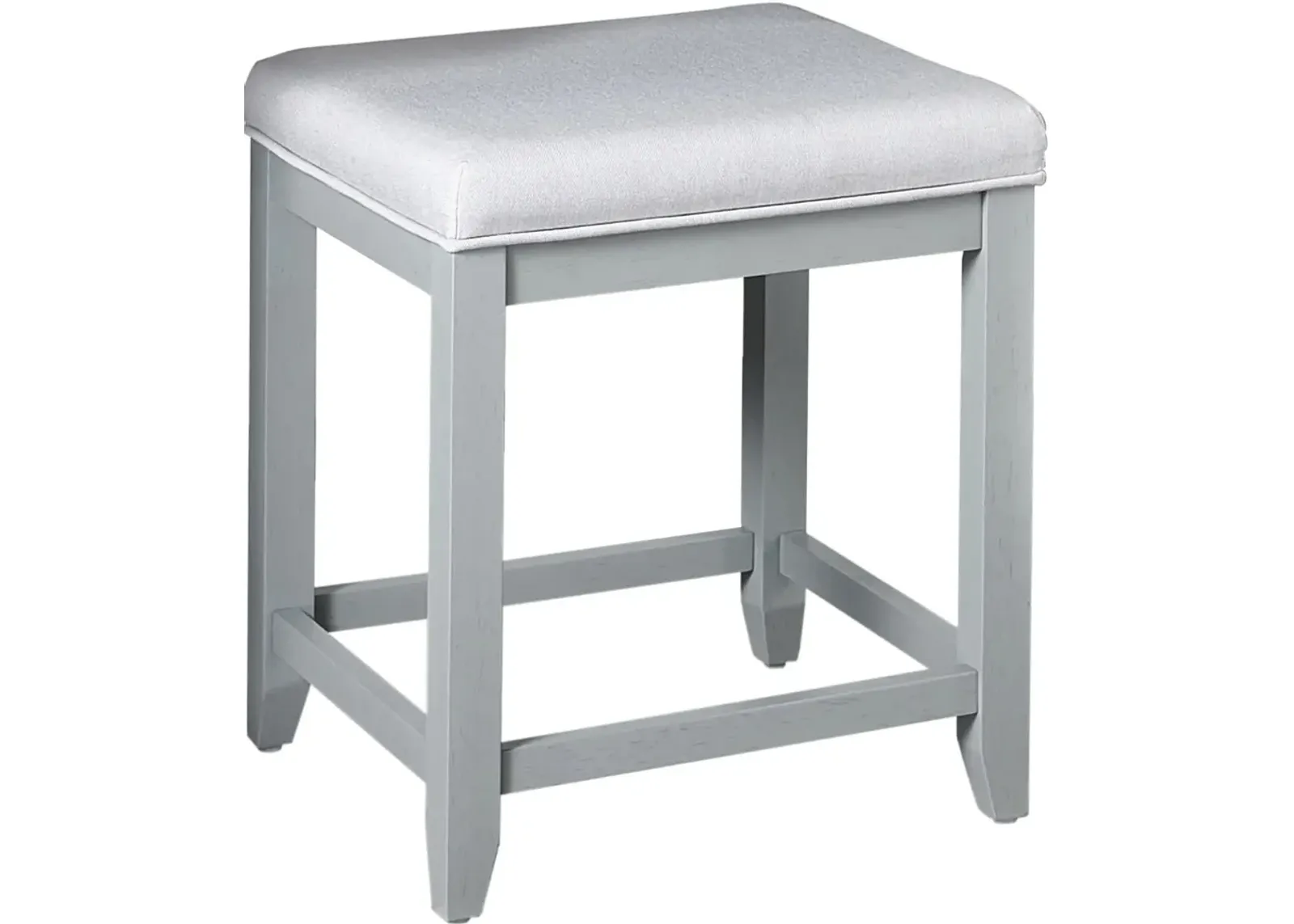 Leia Vanity Stool - Gray