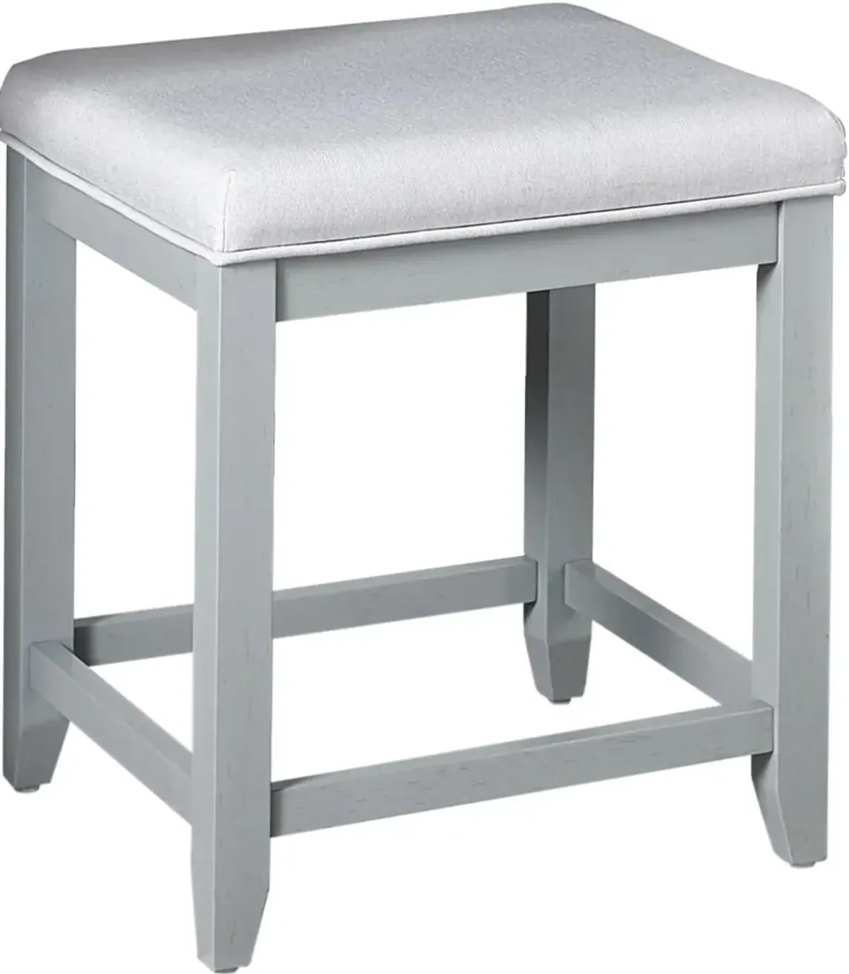 Leia Vanity Stool - Gray