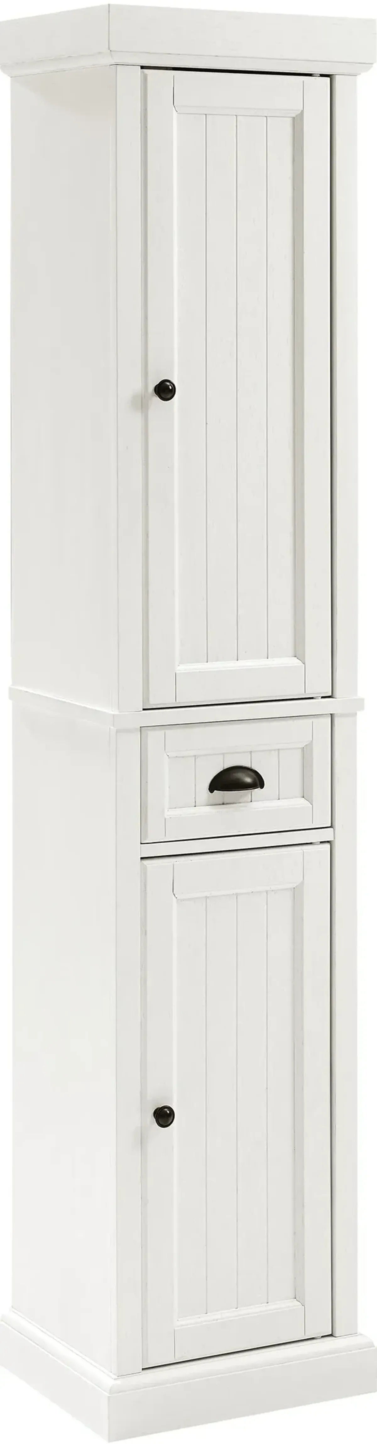 Deluz Tall Linen Cabinet - White