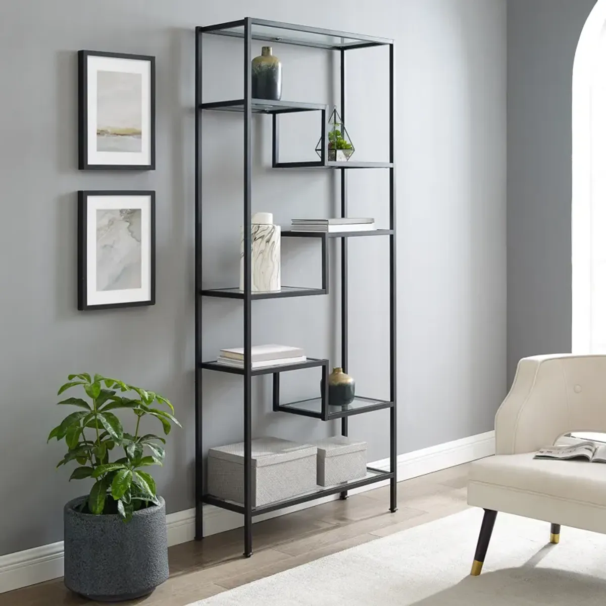 Tesly Etagere - Black