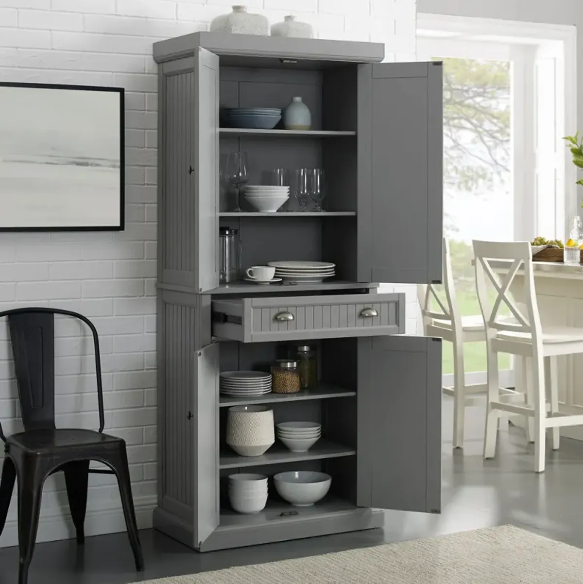 Deluz Kitchen Pantry - Gray