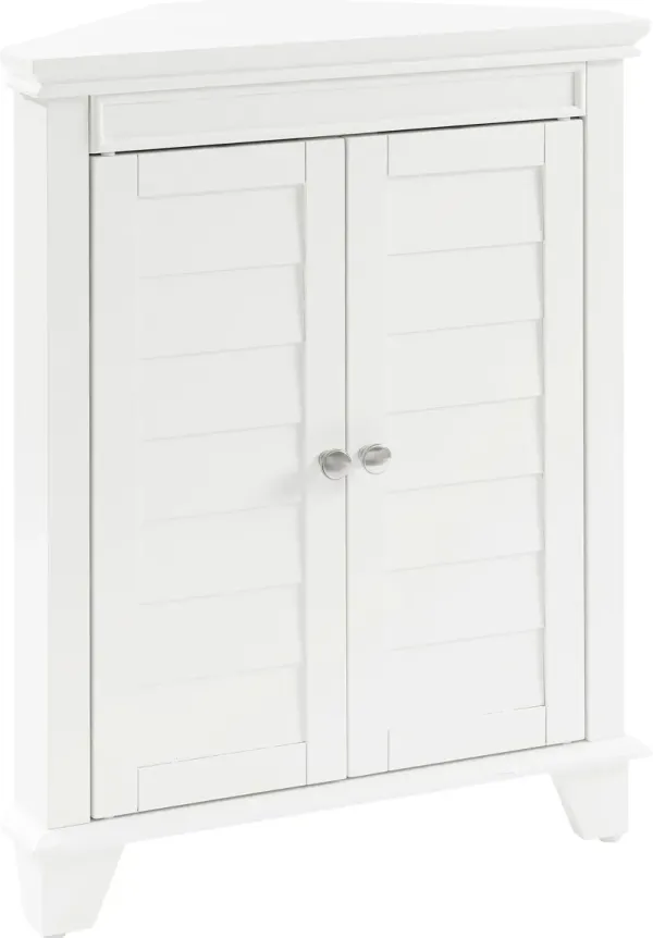 Beckinsale Corner Cabinet - White