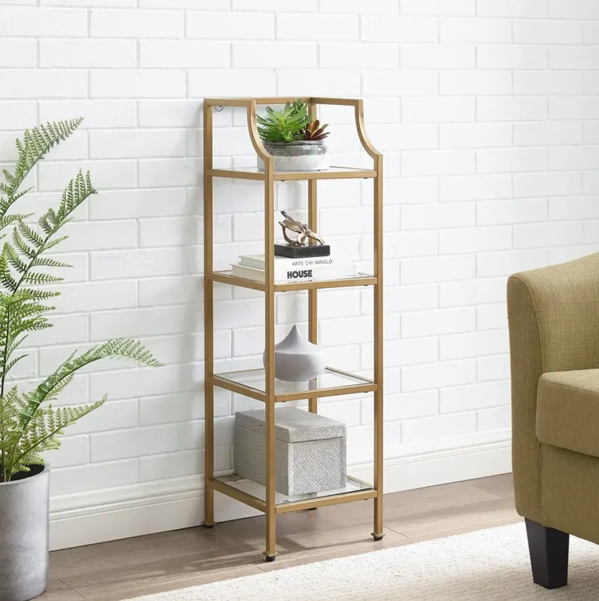 Shea Short Etagere - Gold