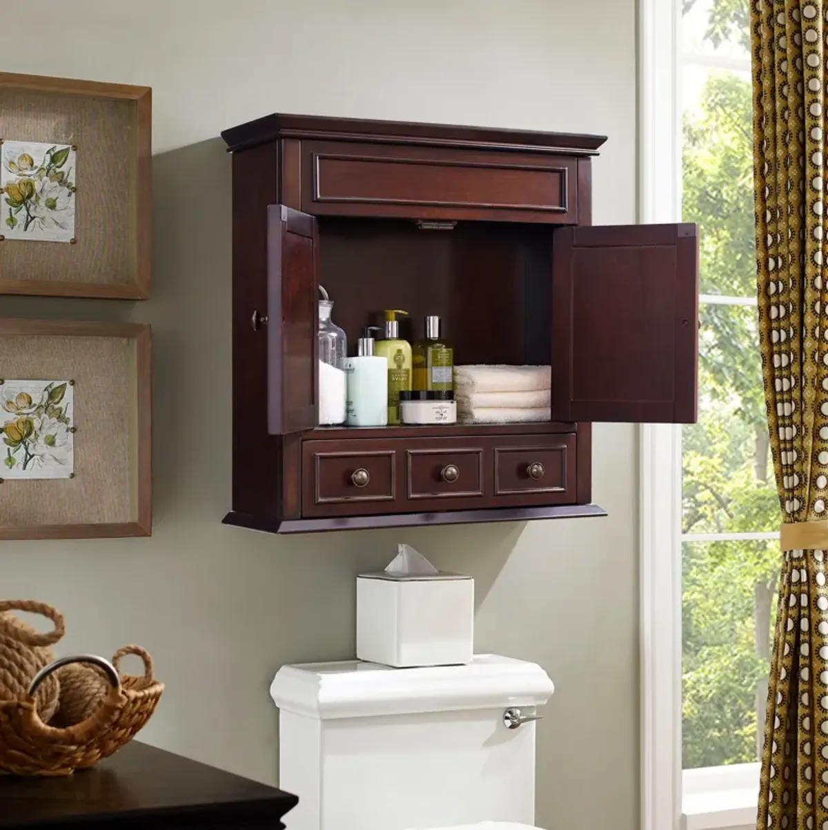 Beckinsale Wall Cabinet - Brown