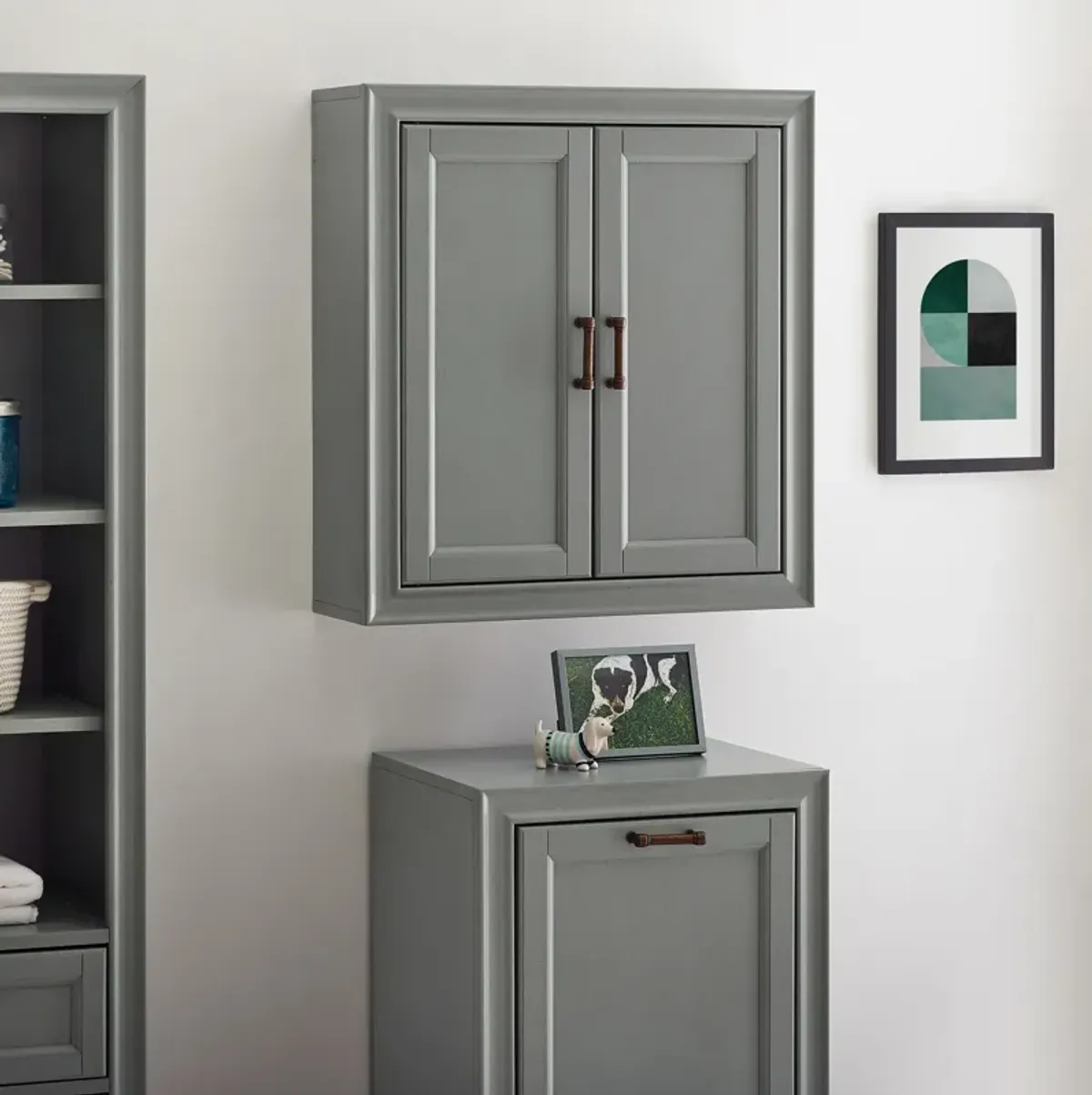 Pierre Wall Cabinet - Gray