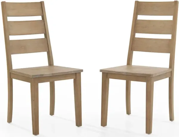Ridgeline Set of 2 Dining Chairs - Brown