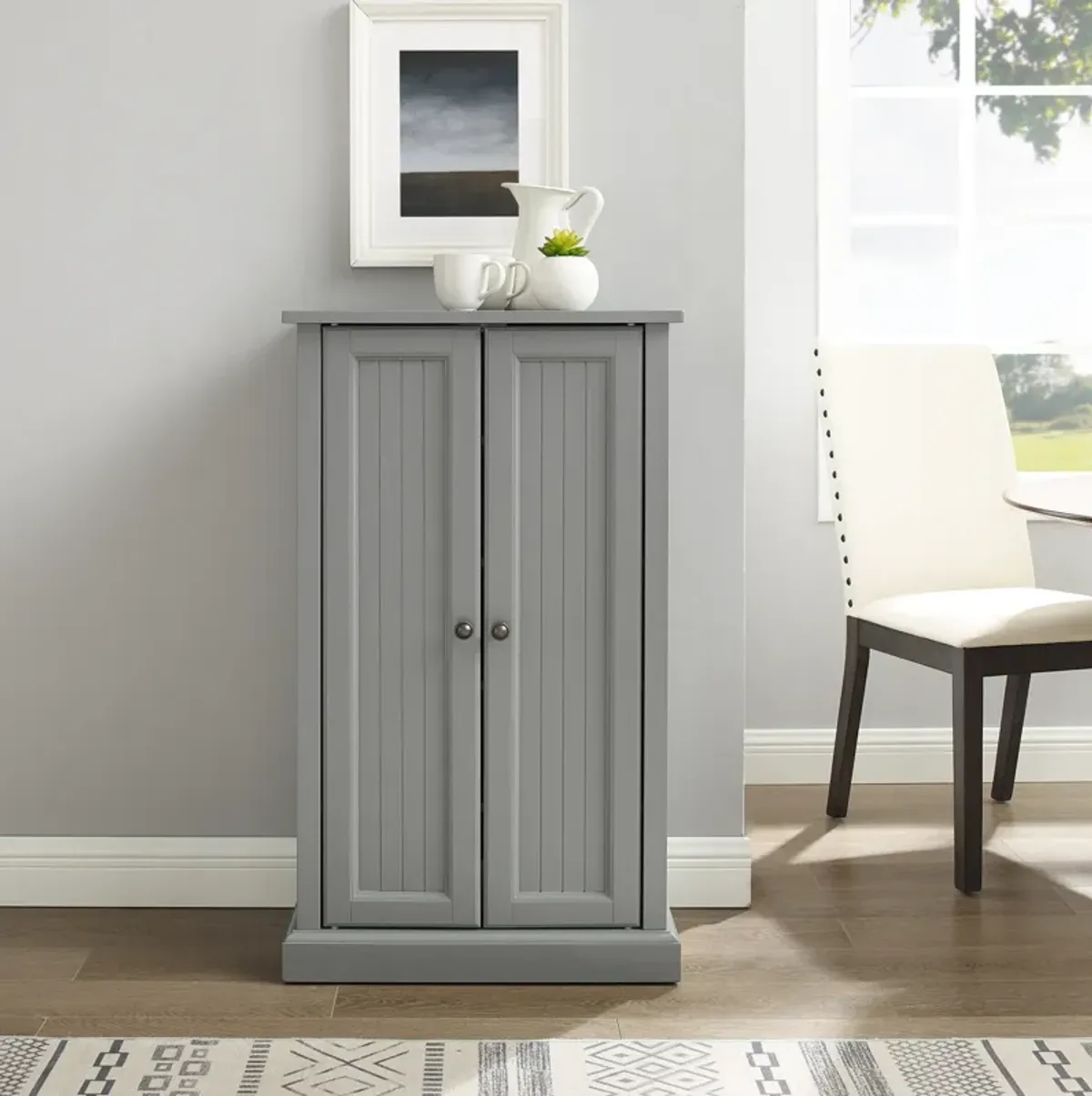 Deluz Accent Cabinet - Gray