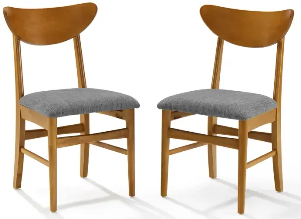 Bruce Set of 2 Dining Chairs - Tan