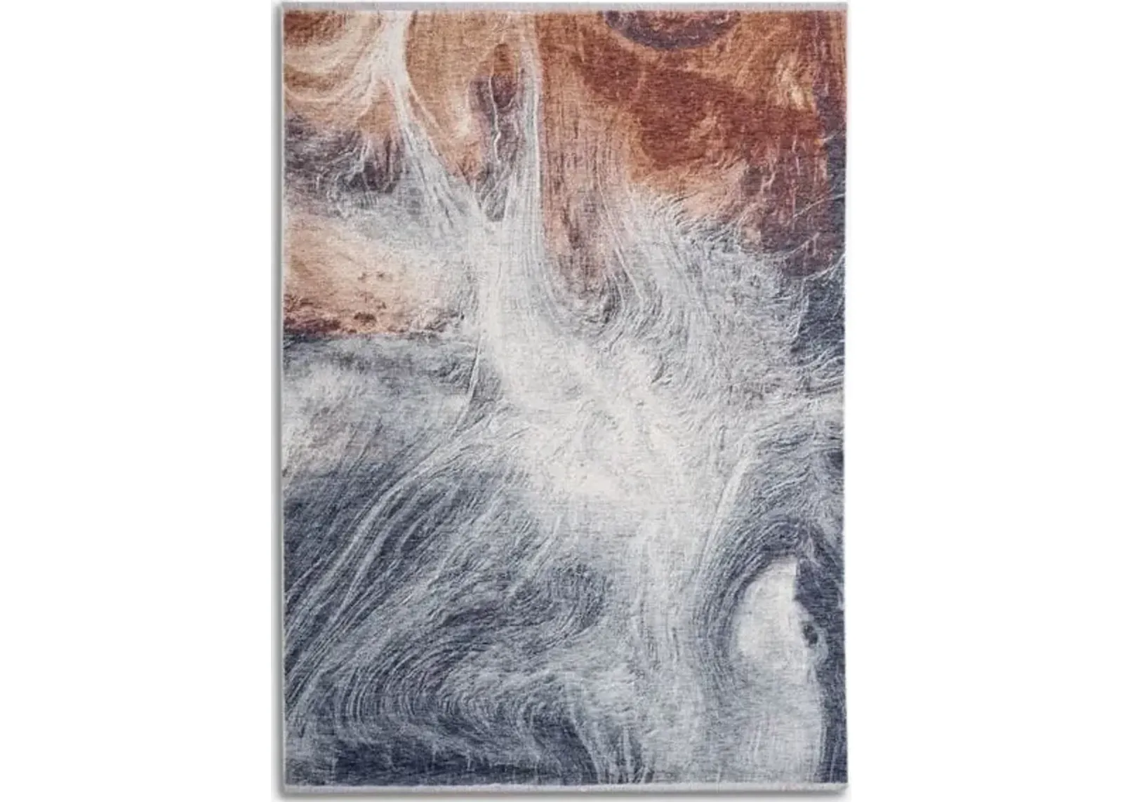 Golightly 5'3"X7'6 Area Rug - Blue/Orange