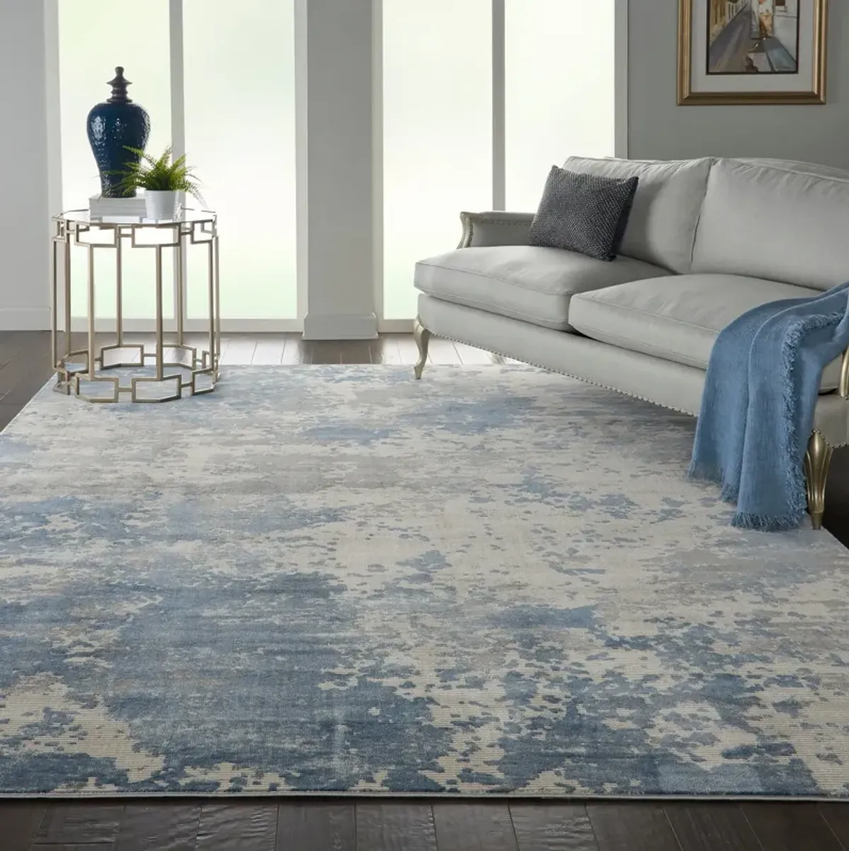 Pembrook 5' x 7' Area Rug - Blue/Gray