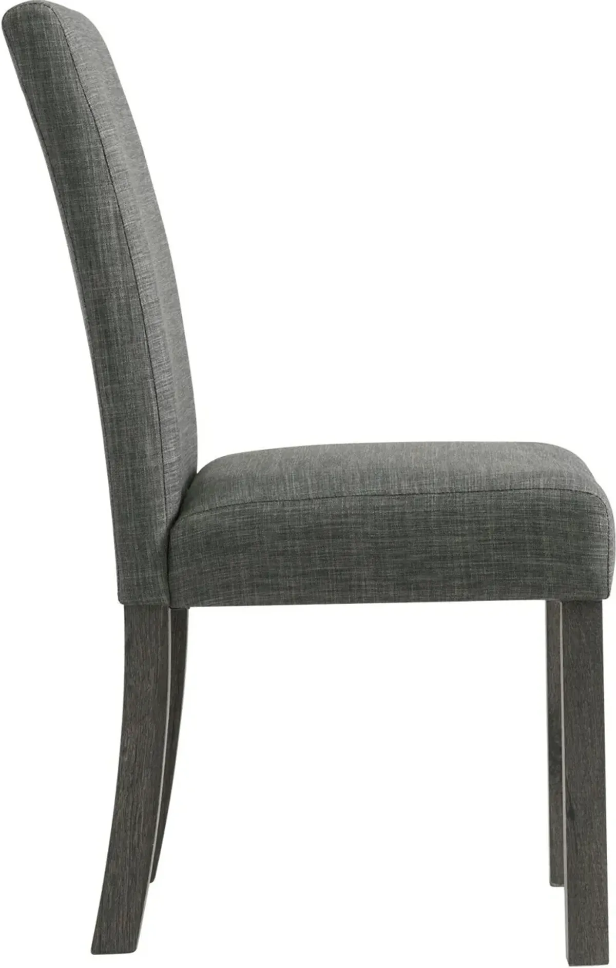 Mirabelle Set of 2 Dining Chairs - Charcoal