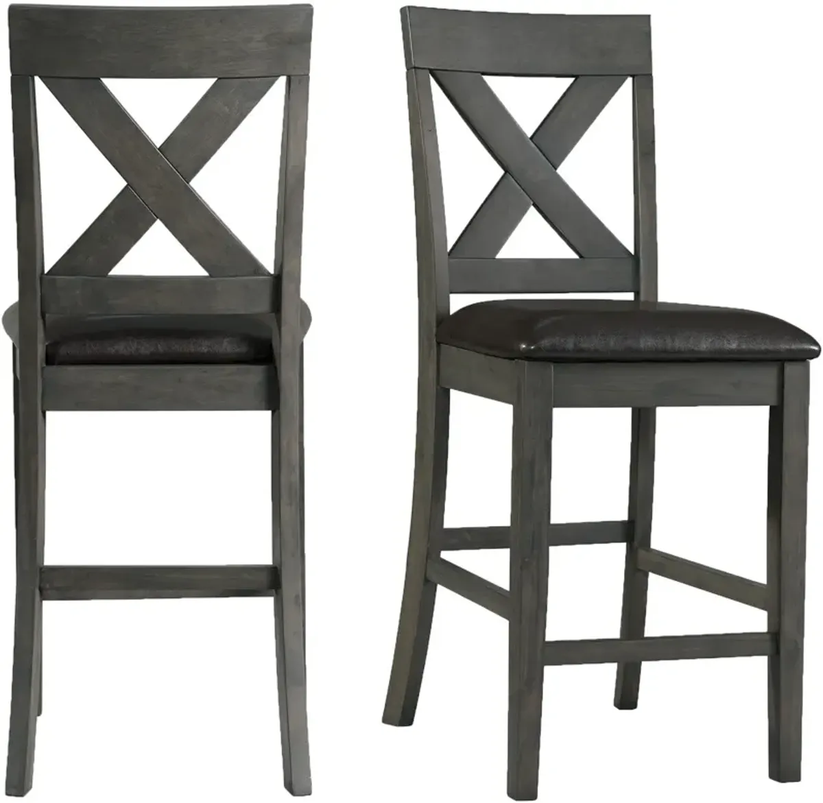 Prospect Set of 2 Counter-Height Stools - Gray