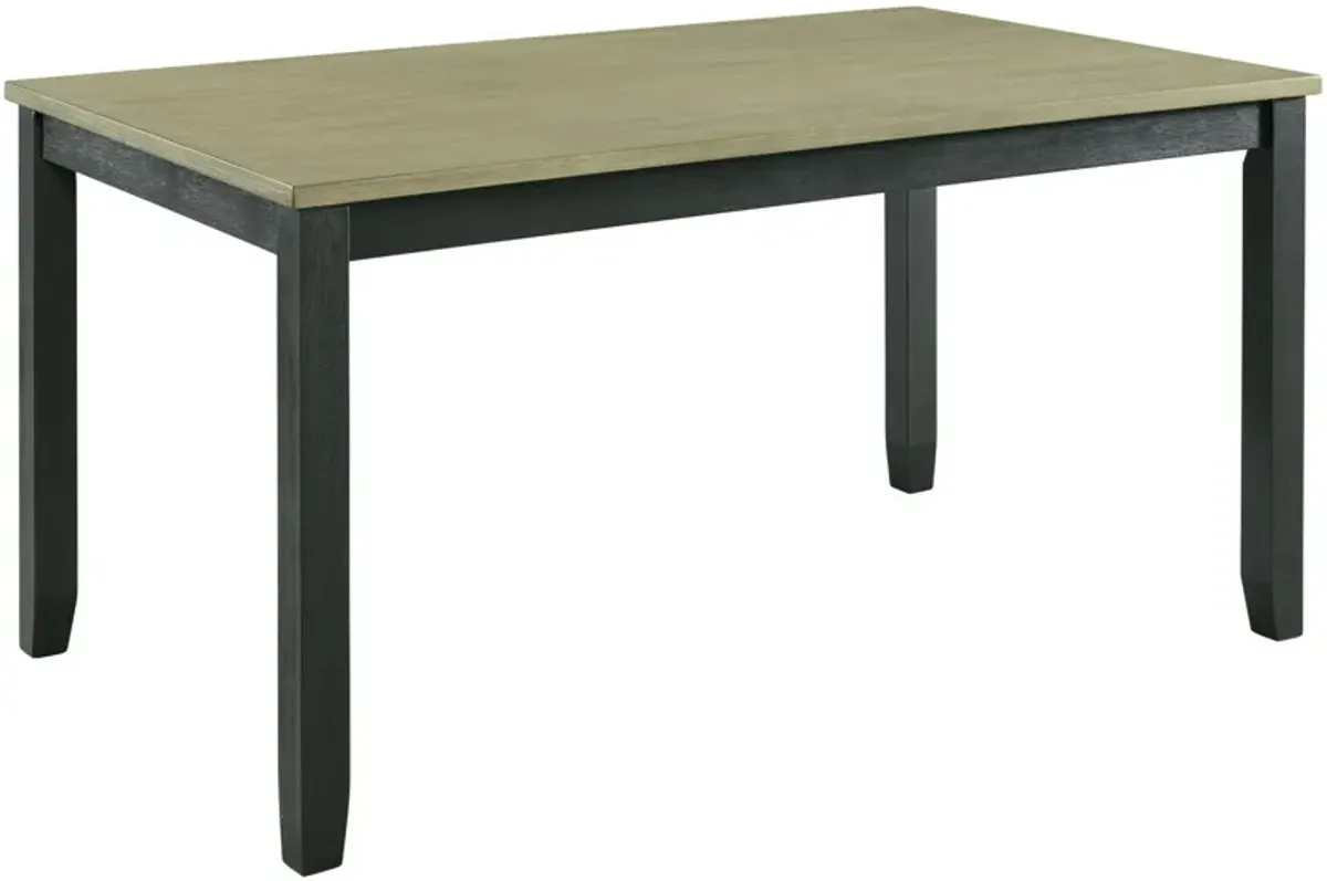 Emmaline Dining Table and 4 Chairs - Gray