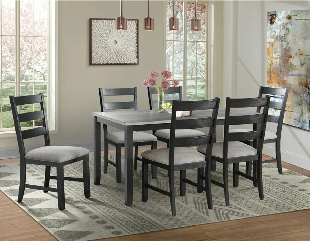 Emmaline Set of 2 Dining Chairs - Black