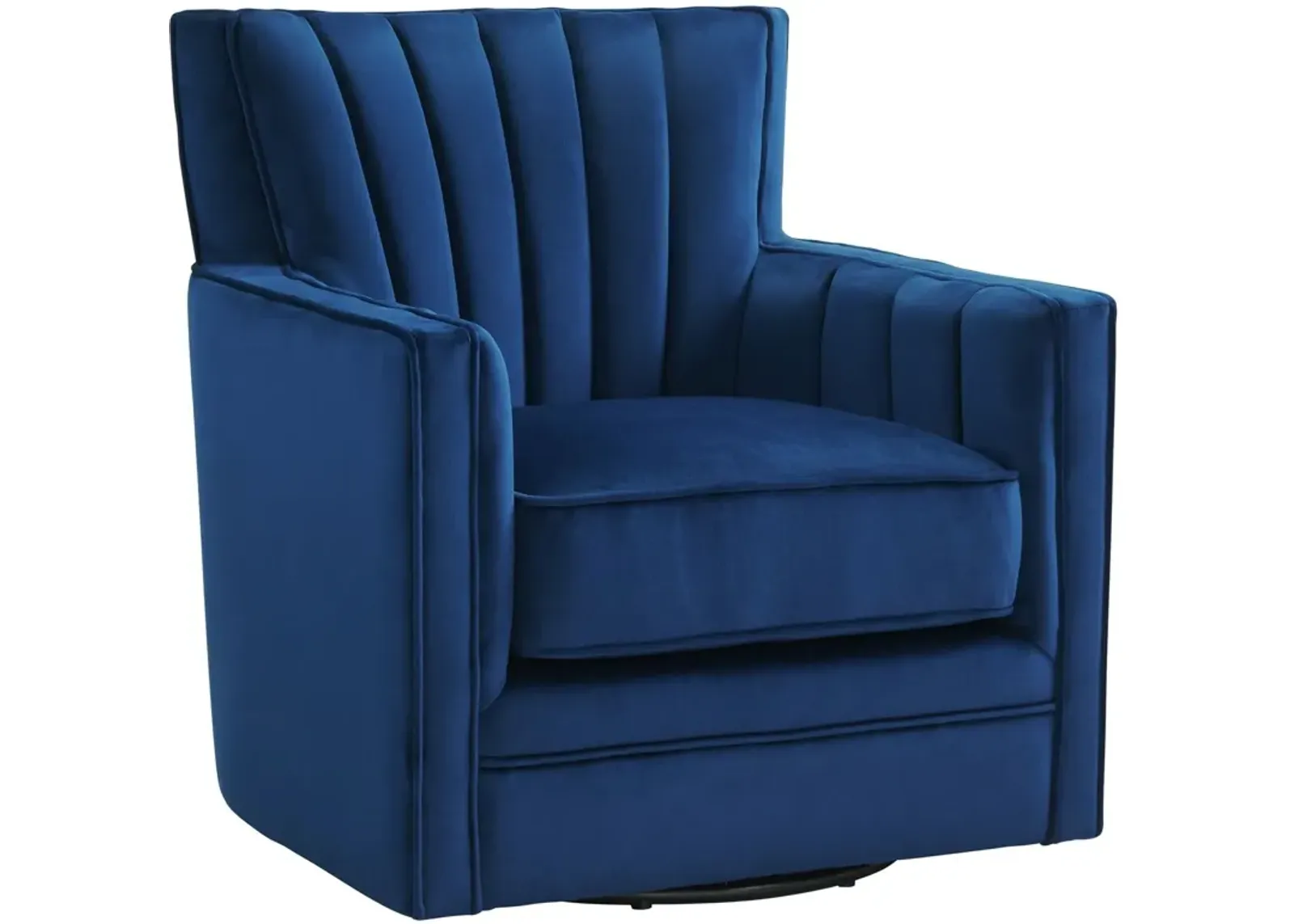 Miraya Swivel Accent Chair - Blue