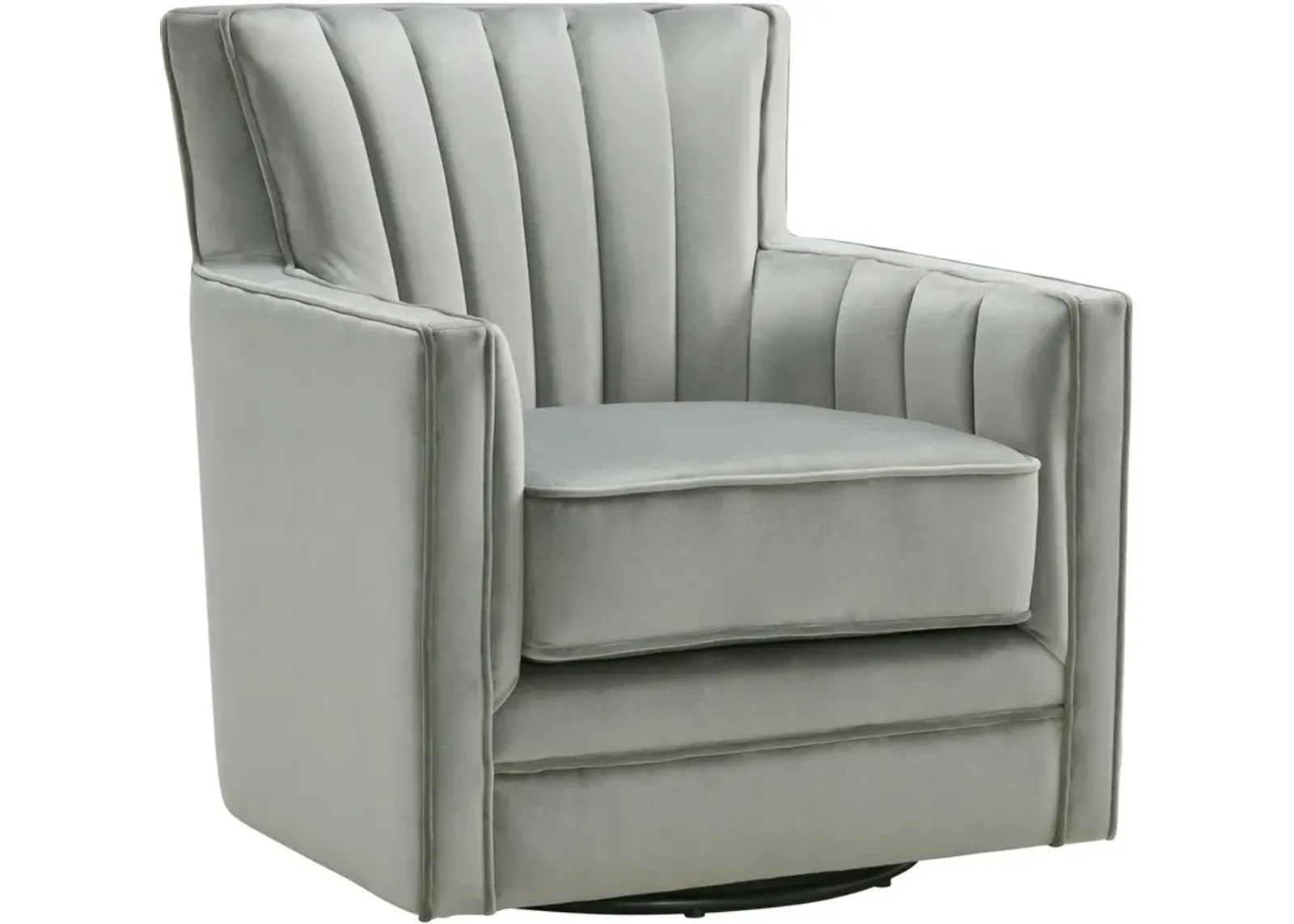 Miraya Swivel Accent Chair - Gray