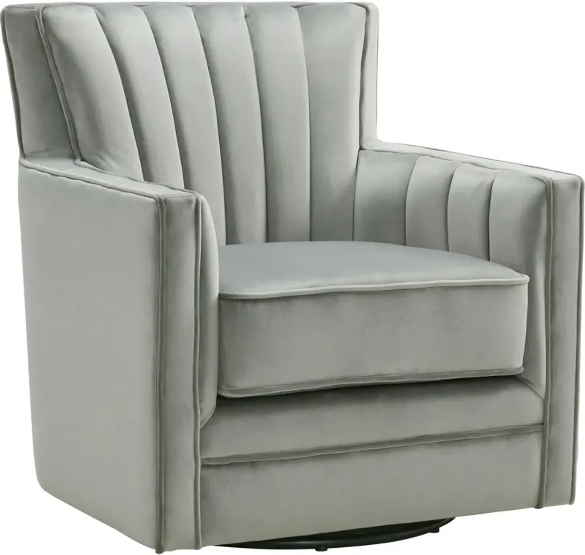 Miraya Swivel Accent Chair - Gray