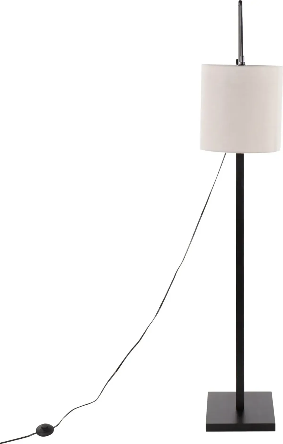 Aberdeen 60'' Floor Lamp - Black/Gray