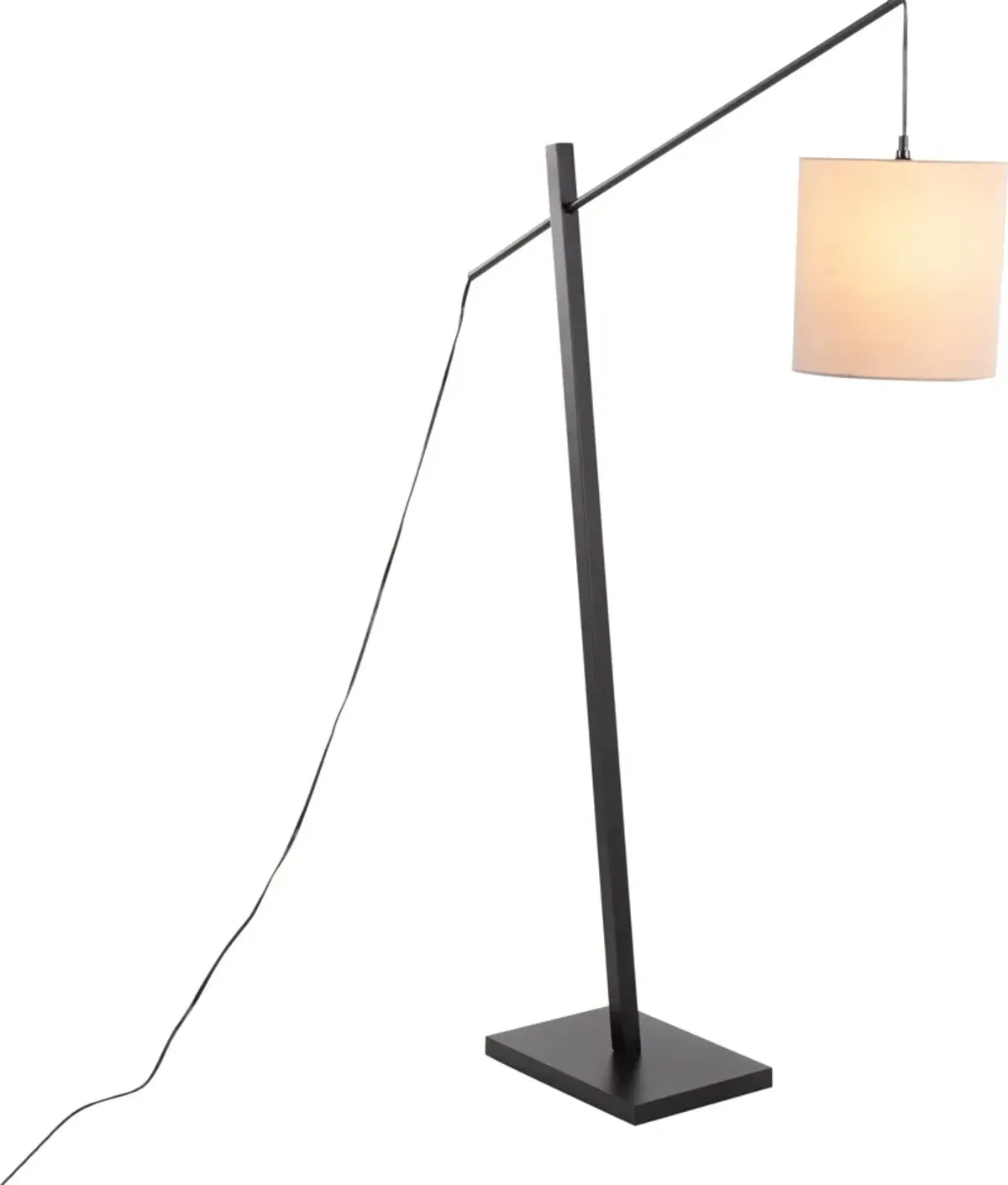 Aberdeen 60'' Floor Lamp - Black/Gray