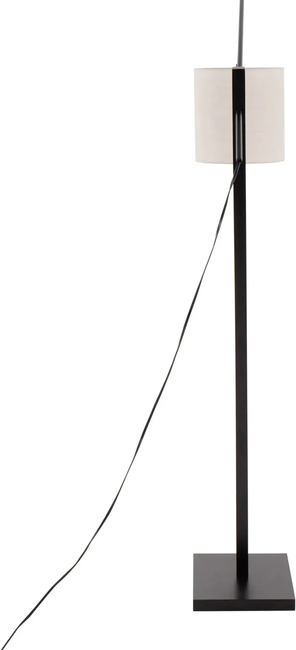 Aberdeen 60'' Floor Lamp - Black/Gray