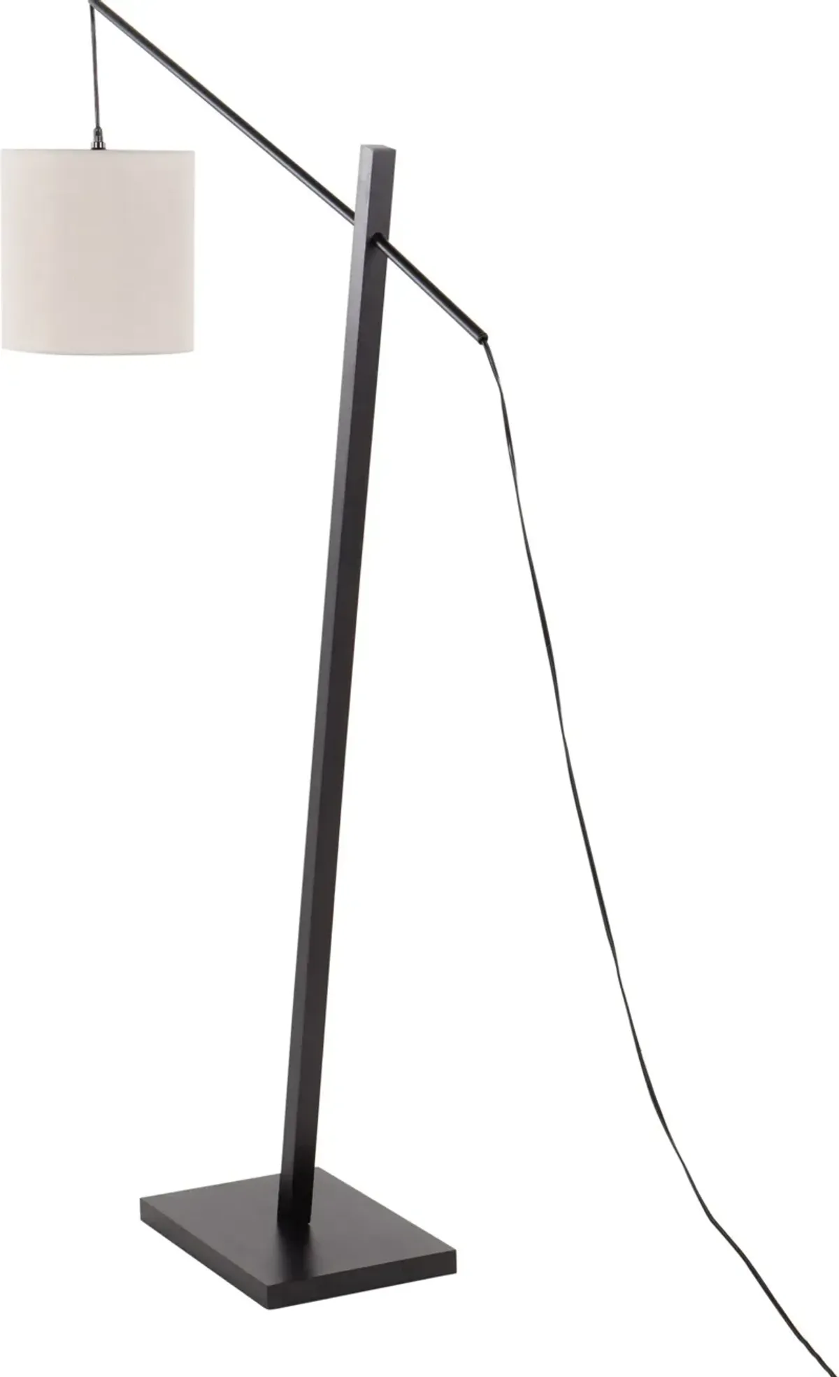 Aberdeen 60'' Floor Lamp - Black/Gray