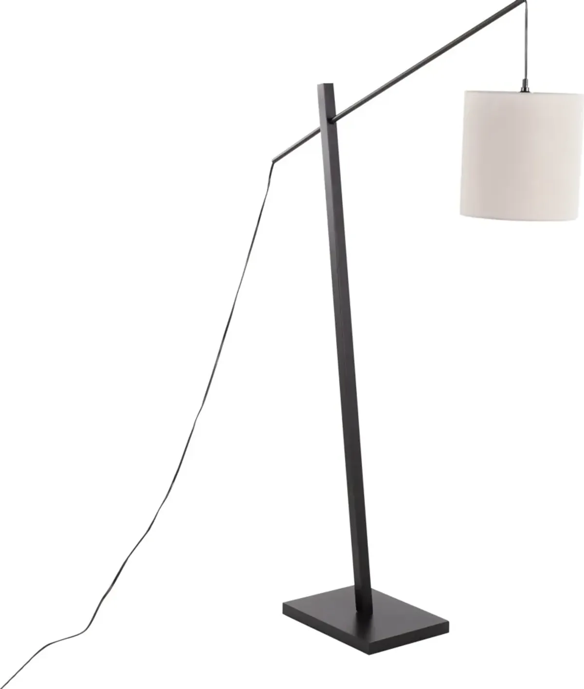 Aberdeen 60'' Floor Lamp - Black/Gray