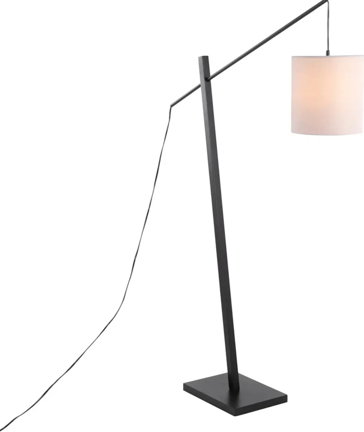 Aberdeen 60'' Floor Lamp - Black/White