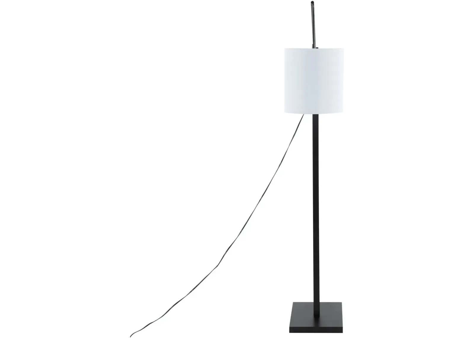 Aberdeen 60'' Floor Lamp - Black/White